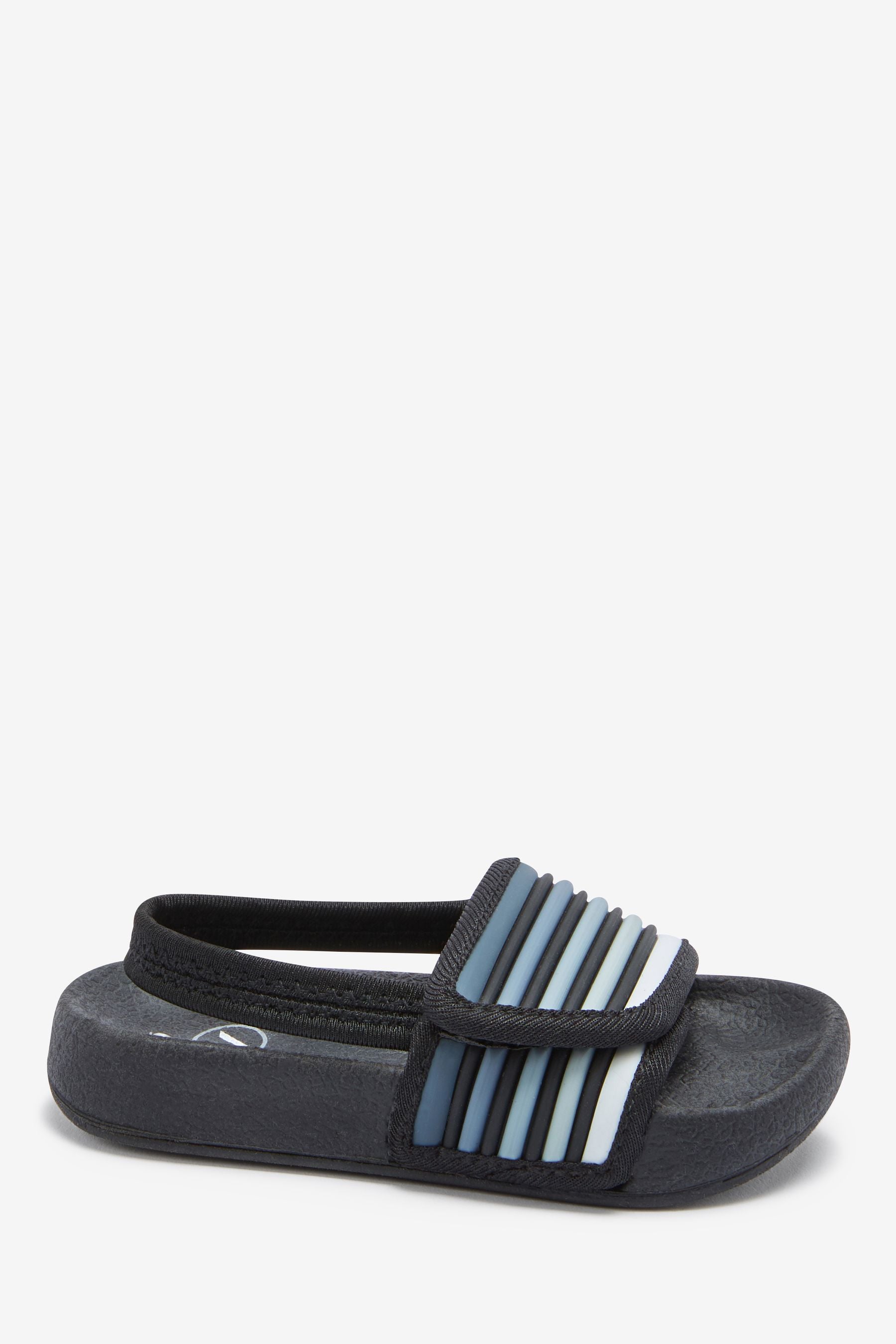 Black Touch Fastening Stripe Sliders