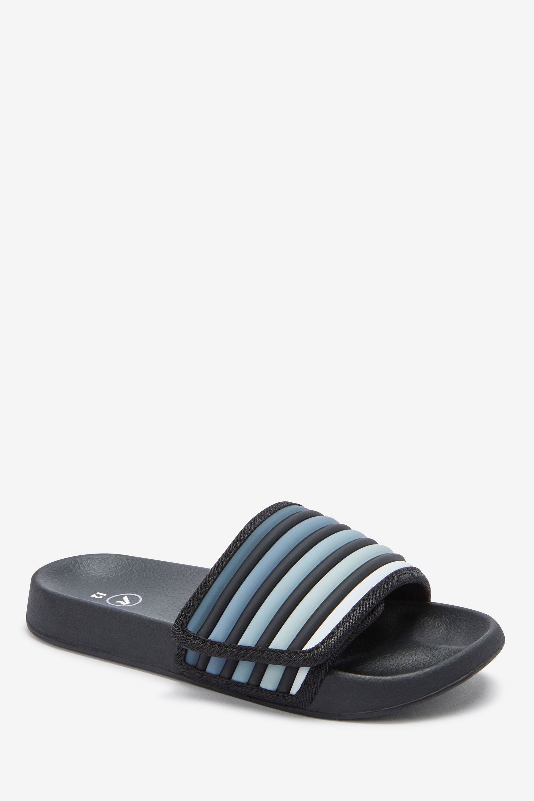 Black Touch Fastening Stripe Sliders