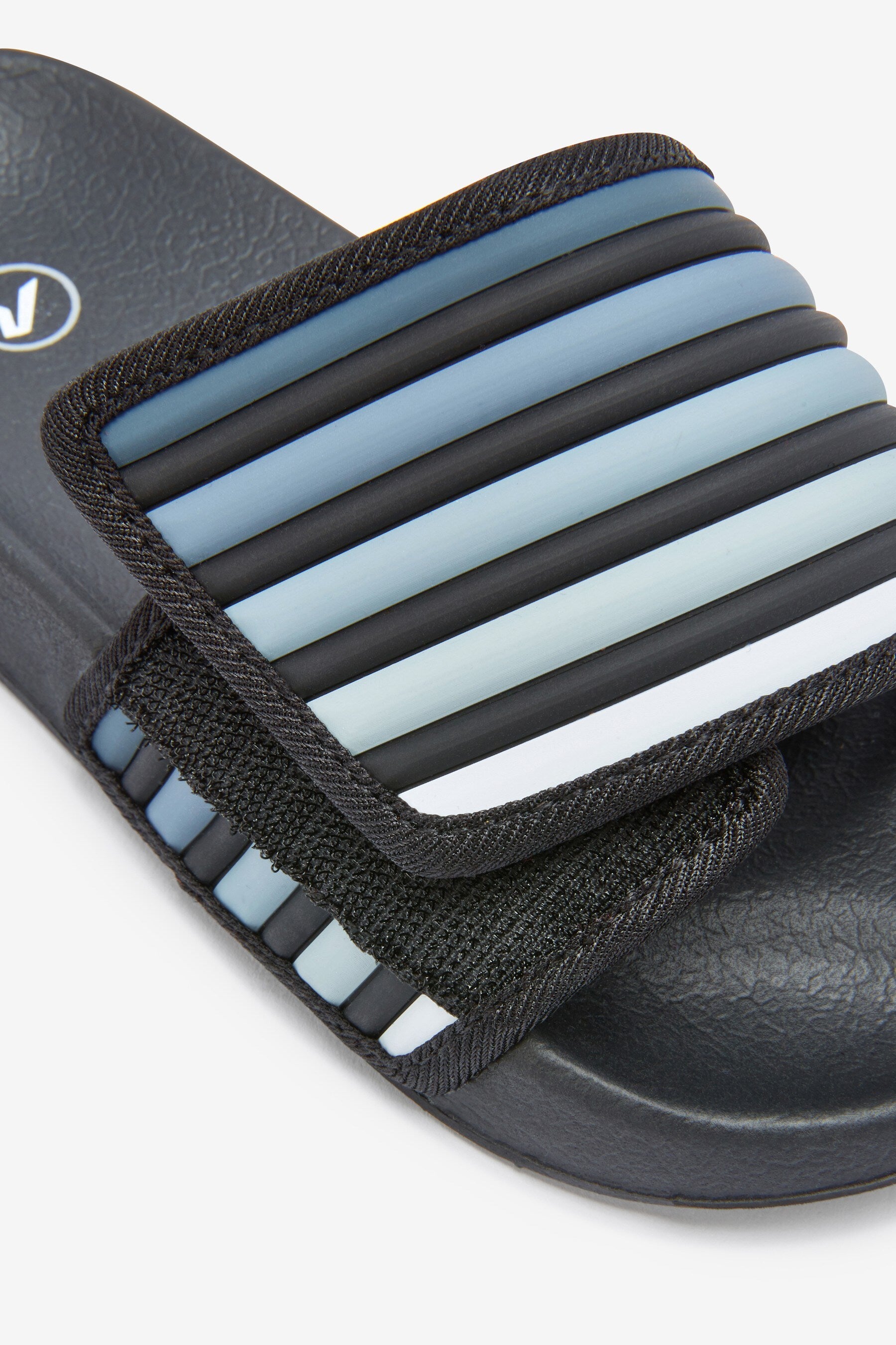 Black Touch Fastening Stripe Sliders