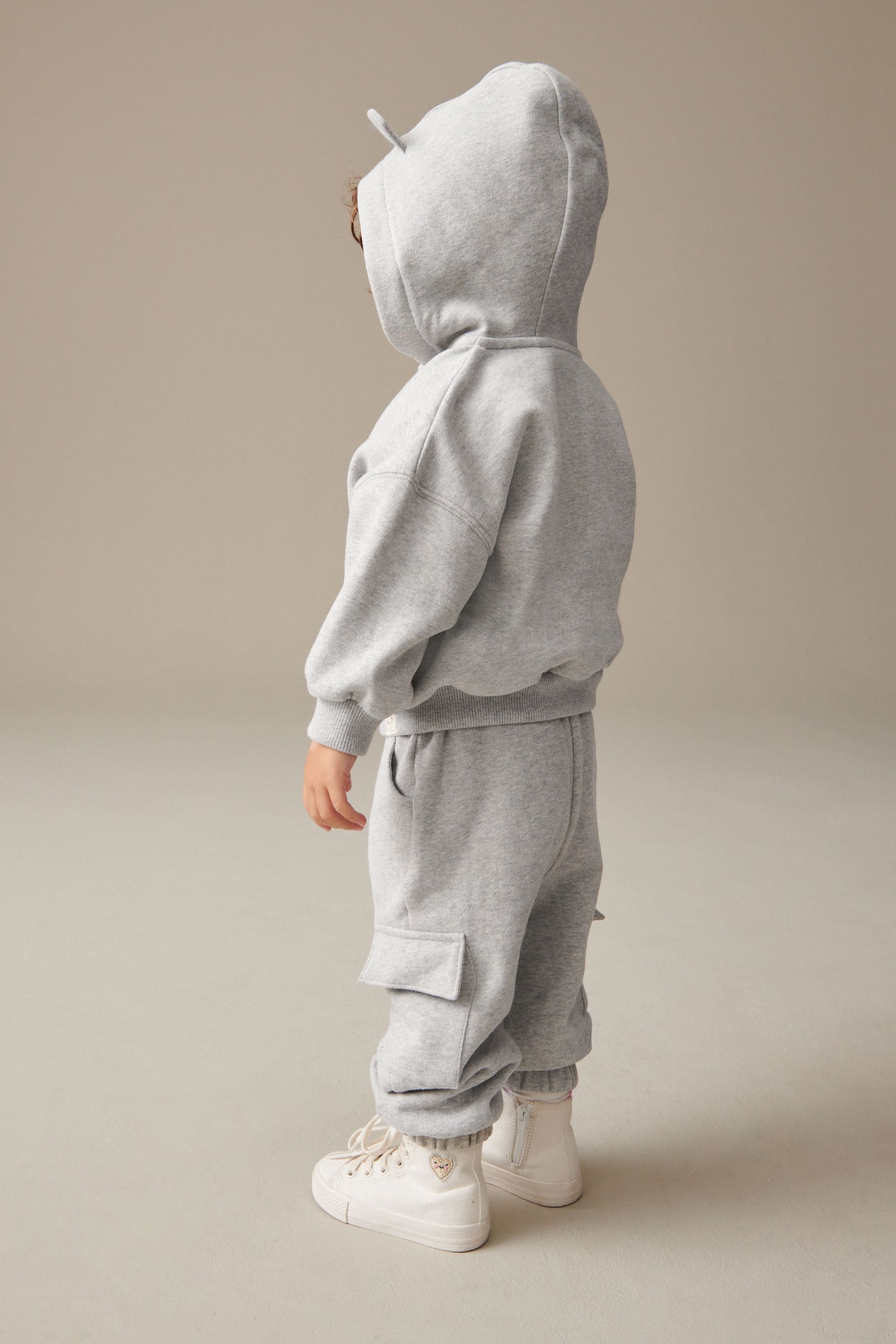 Grey Zip Through Hoodie (3mths-7yrs)