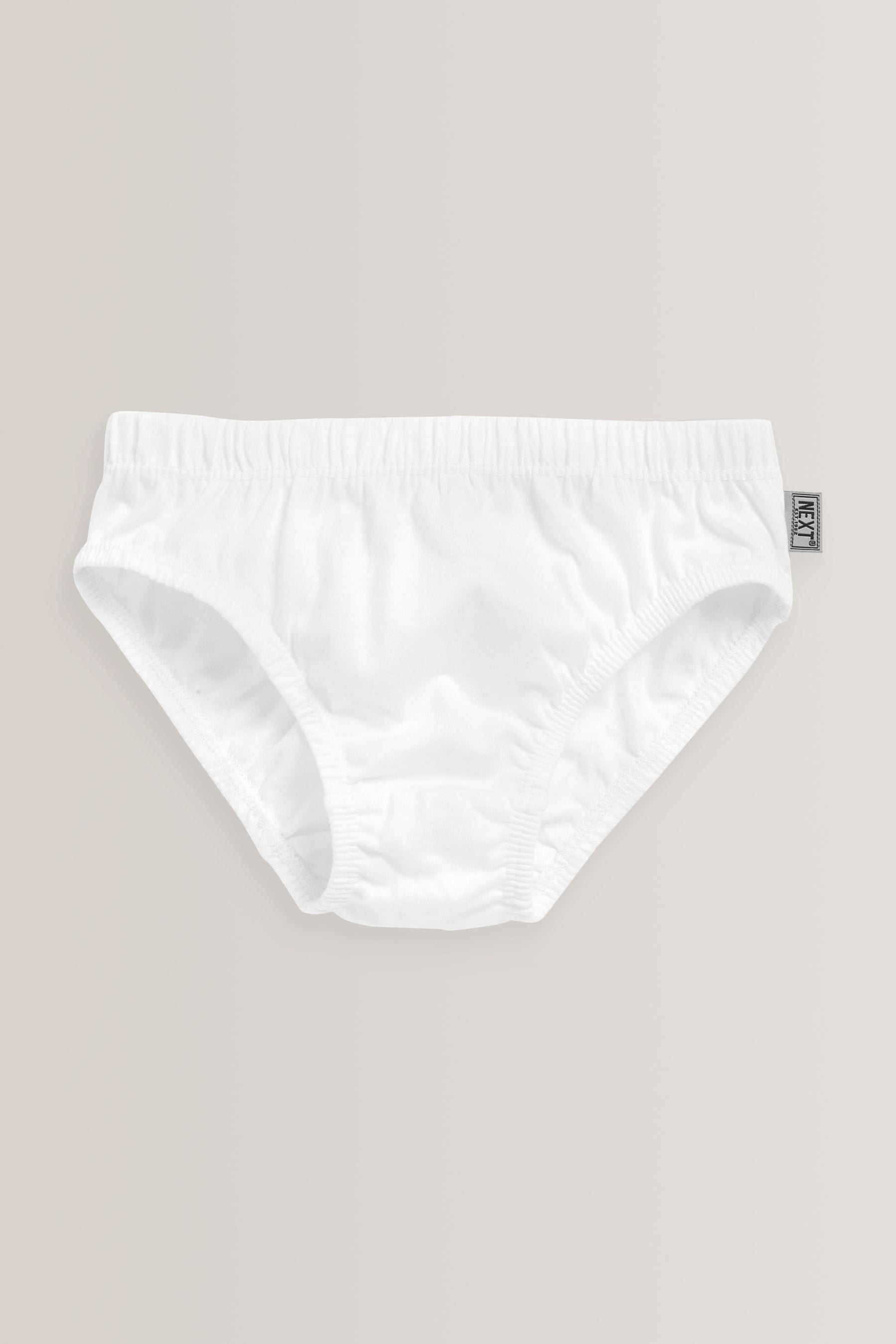 White 100% Cotton Briefs 7 Pack (1.5-16yrs)