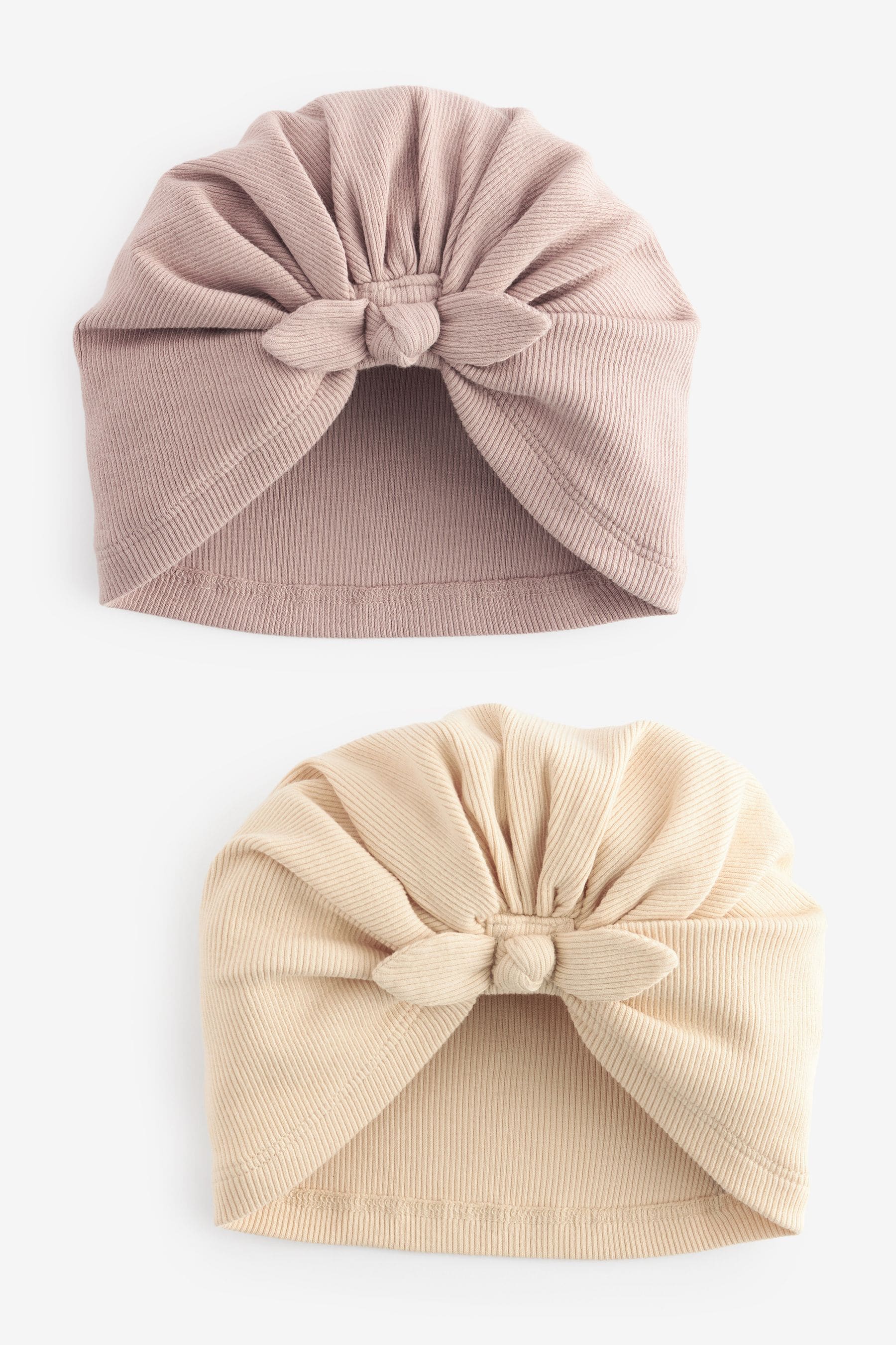 Neutral Baby Turbans 2 Pack (0-18mths)