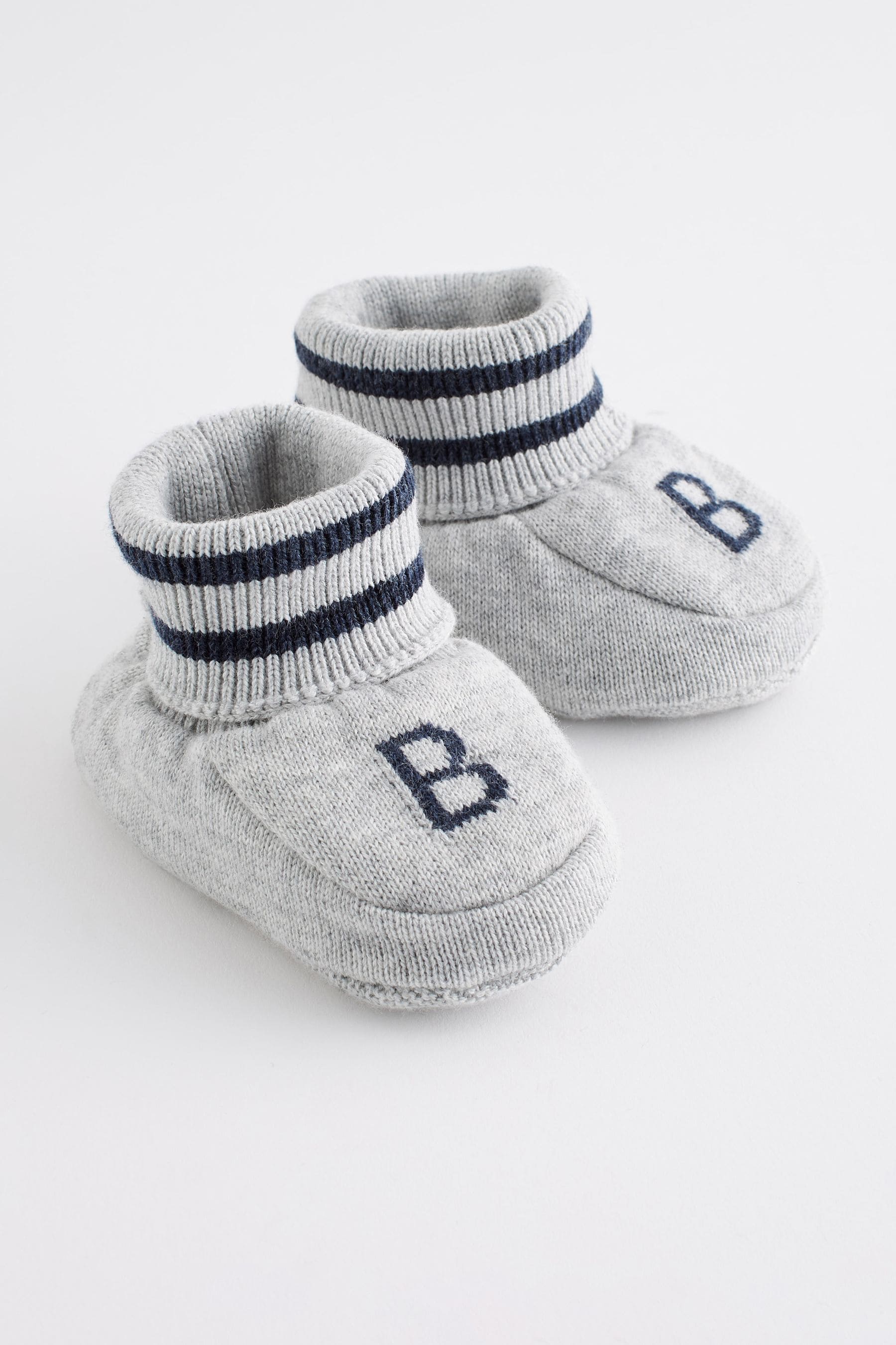 Baker by Ted Baker Baby Boys Knitted Booties Gift Set 2 Pack