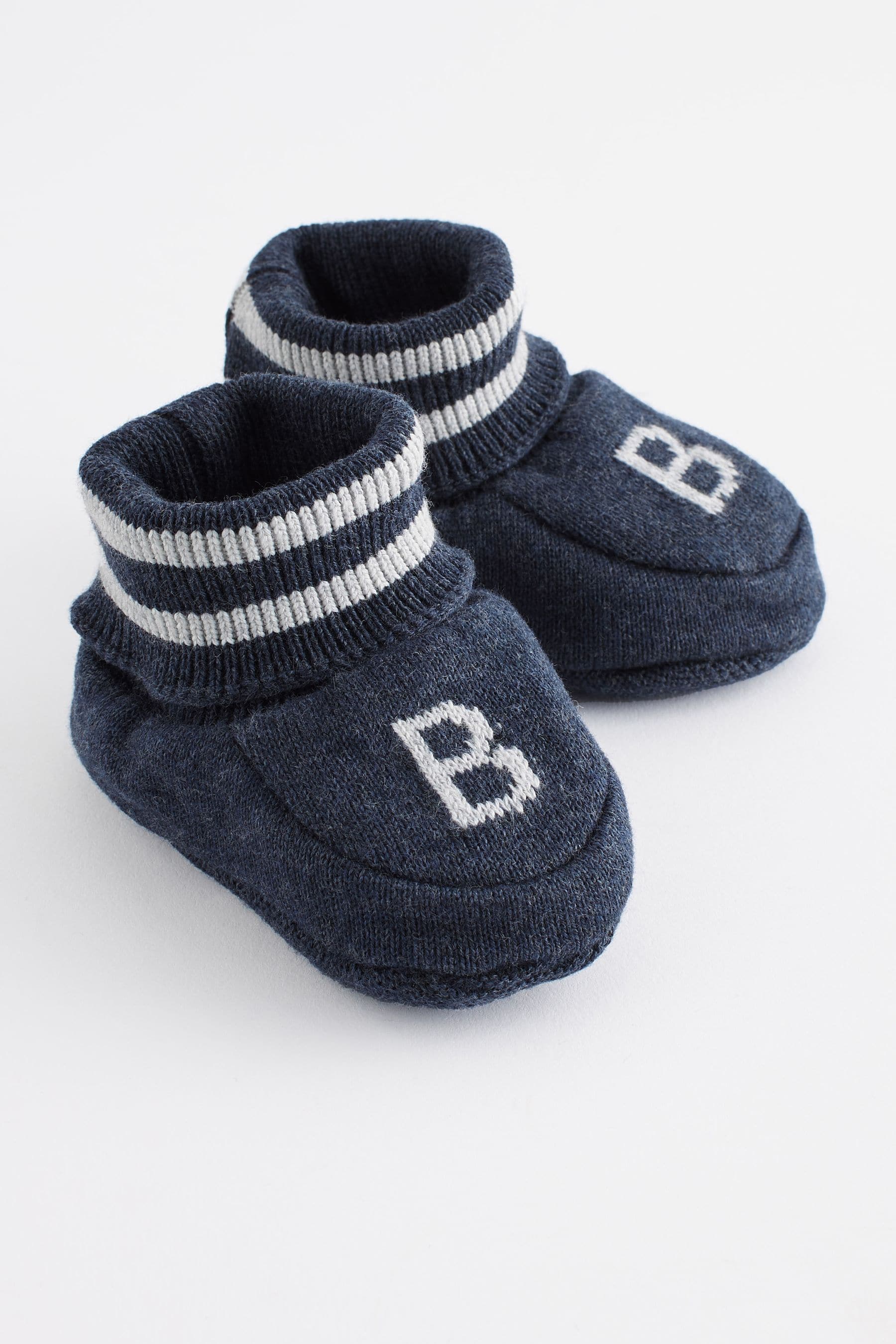 Baker by Ted Baker Baby Boys Knitted Booties Gift Set 2 Pack