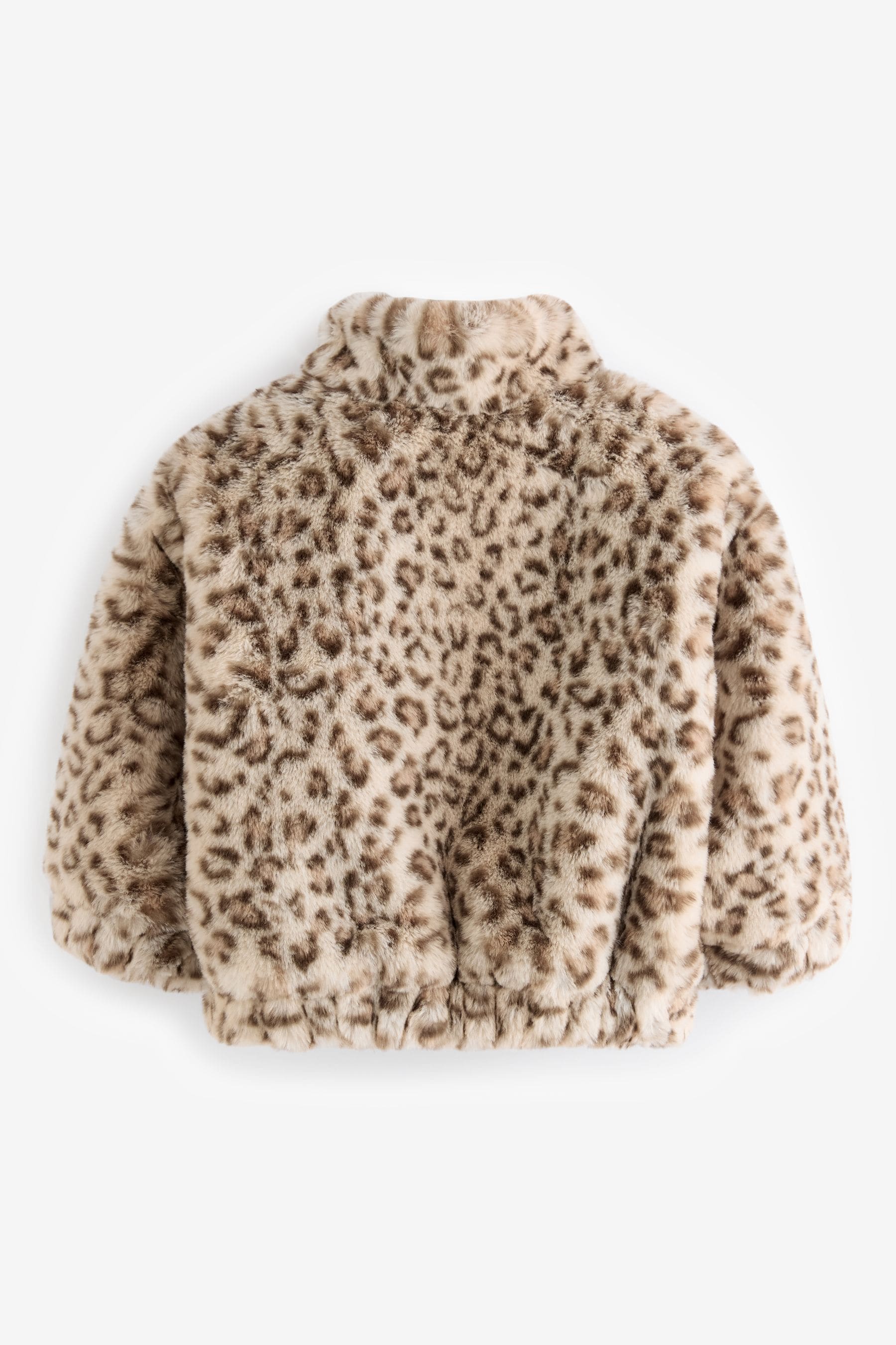 Animal Faux Fur Bomber Jacket (12mths-7yrs)