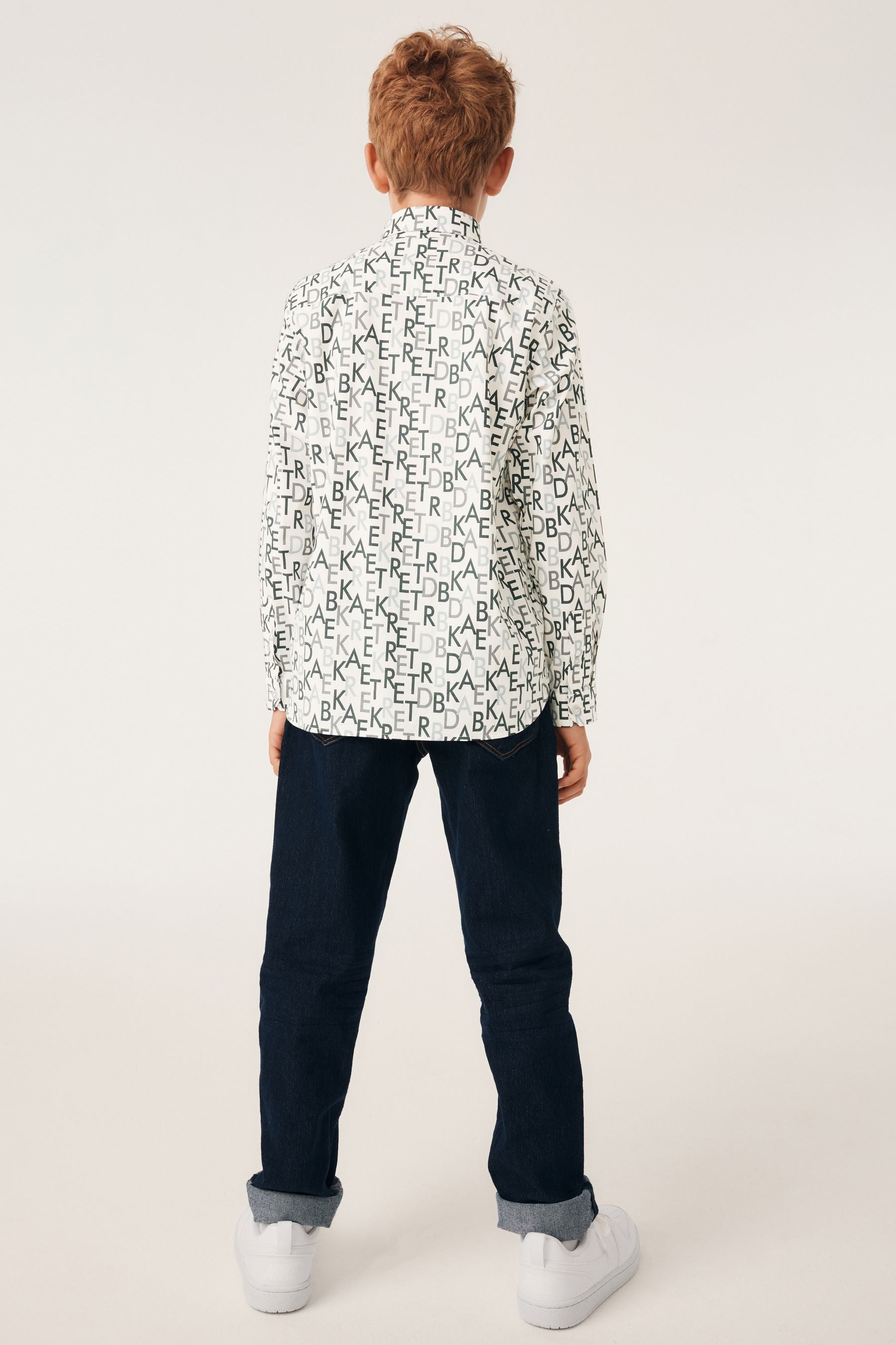 Baker by Ted Baker White Printed Shirt