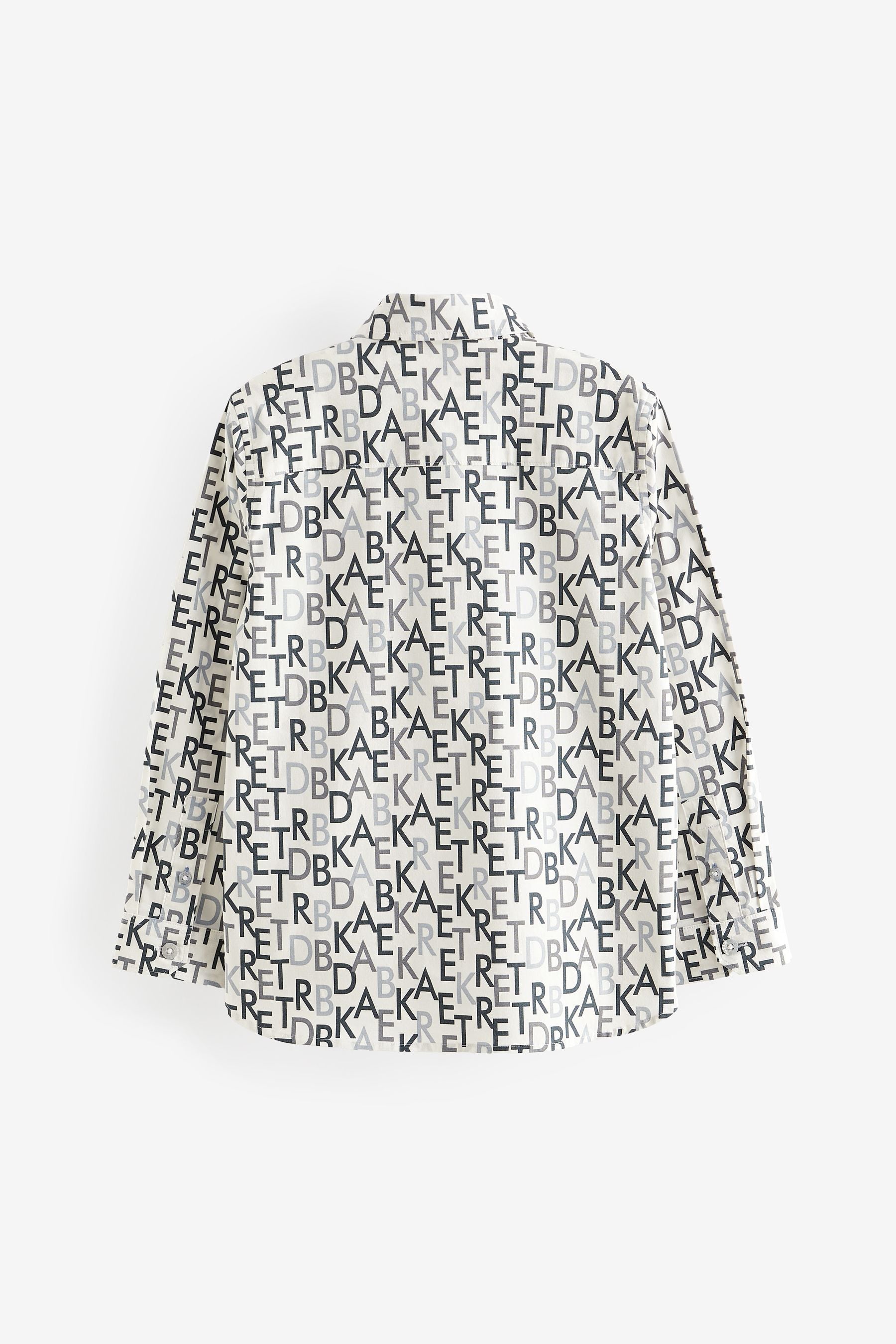 Baker by Ted Baker White Printed Shirt