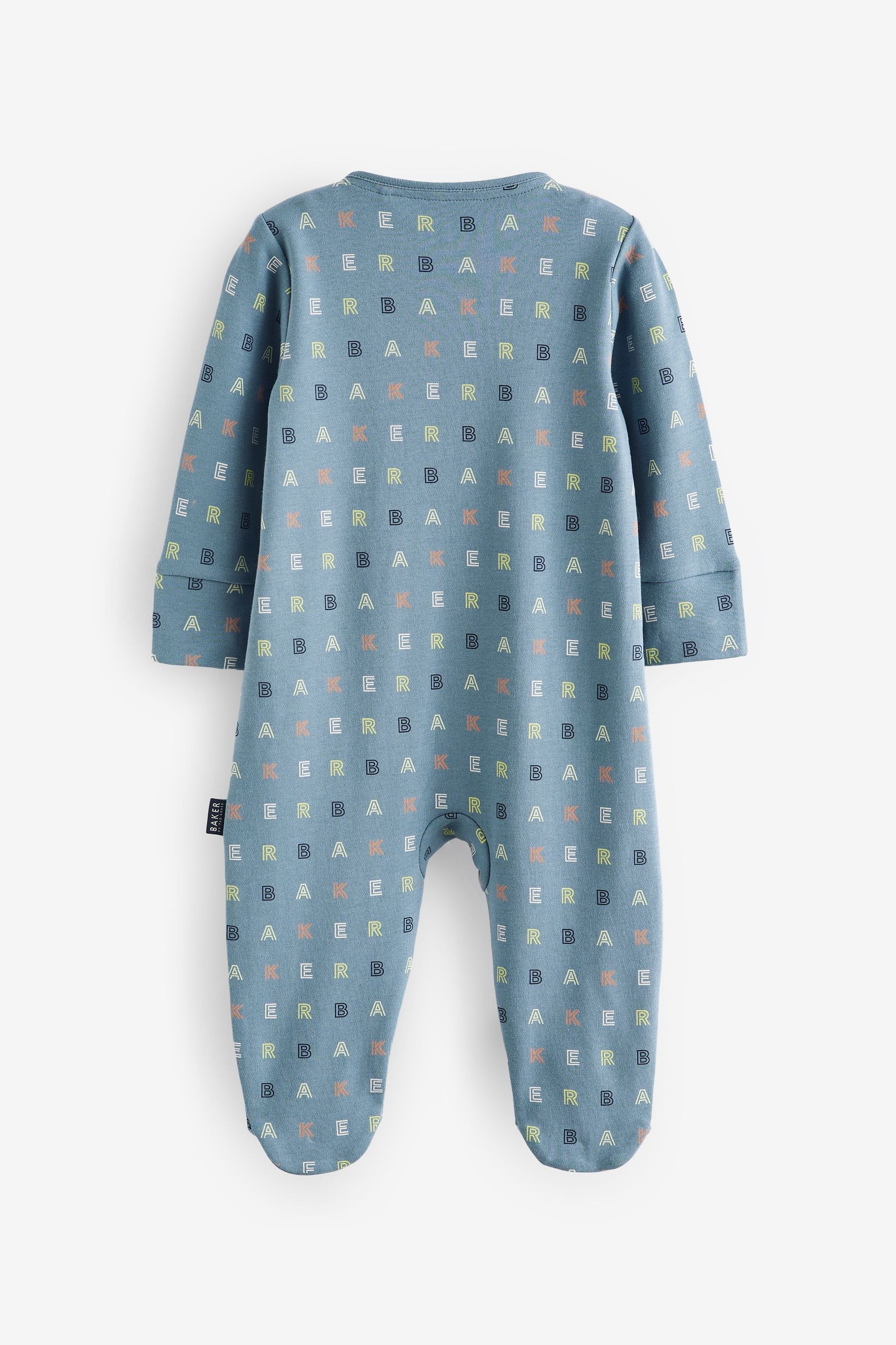 Baker by Ted Baker 100% Cotton Sleepsuit 3 Pack