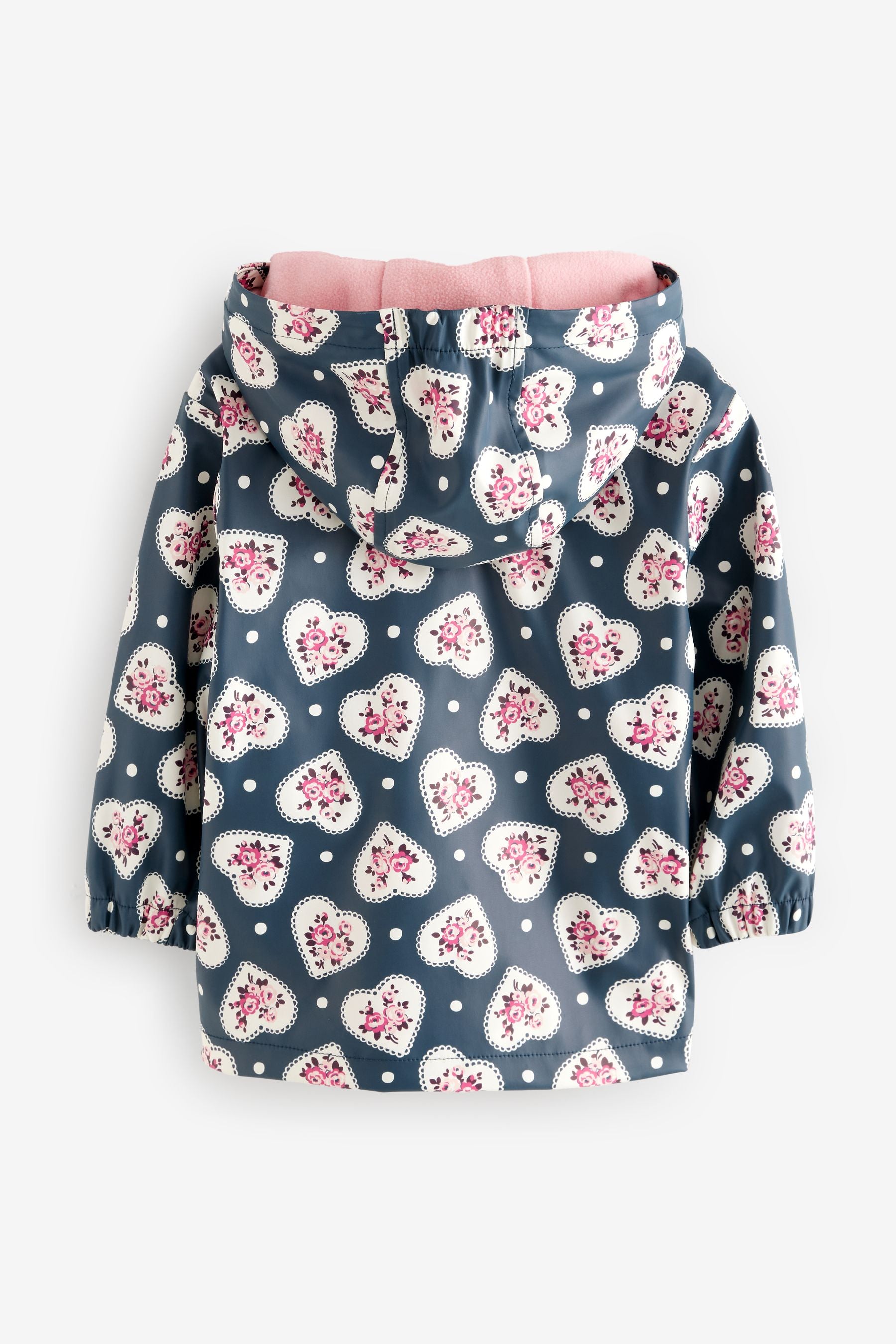 Blue Cath Kidston Heart Print Trench (3mths-7yrs)