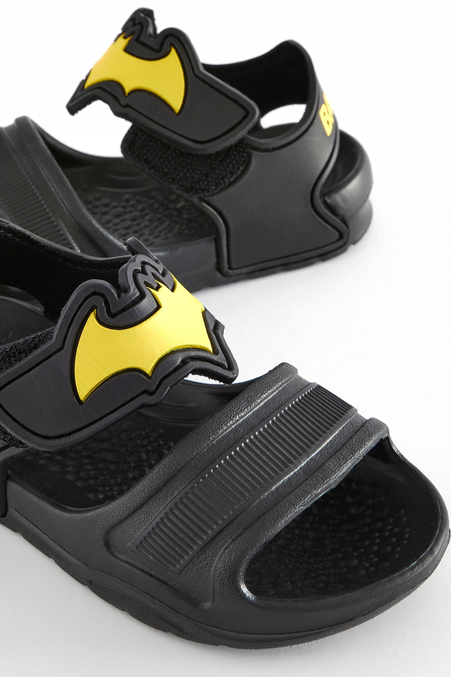 Black Batman Pool Sliders