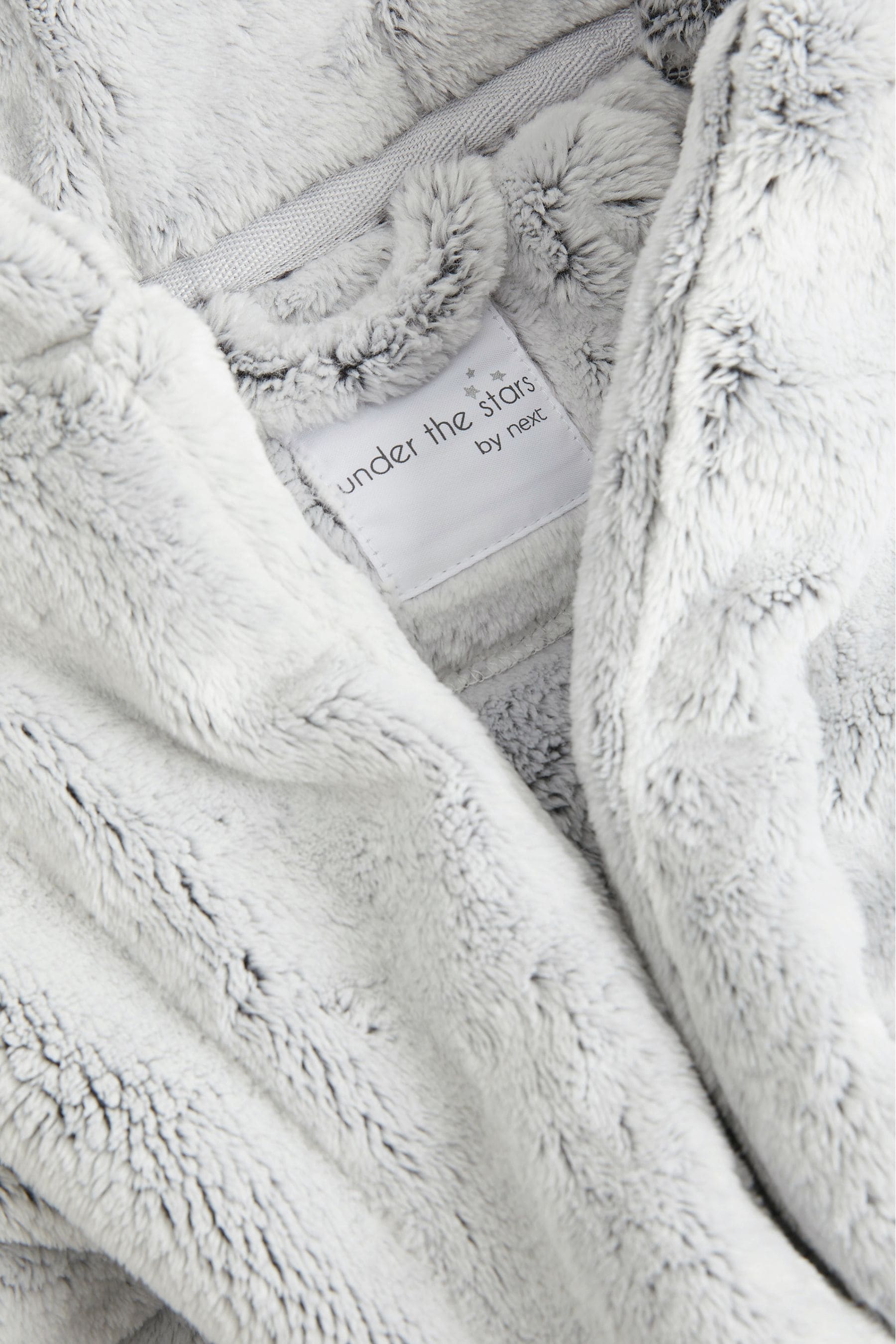 Grey Soft Touch Fleece Dressing Gown (9mths-16yrs)