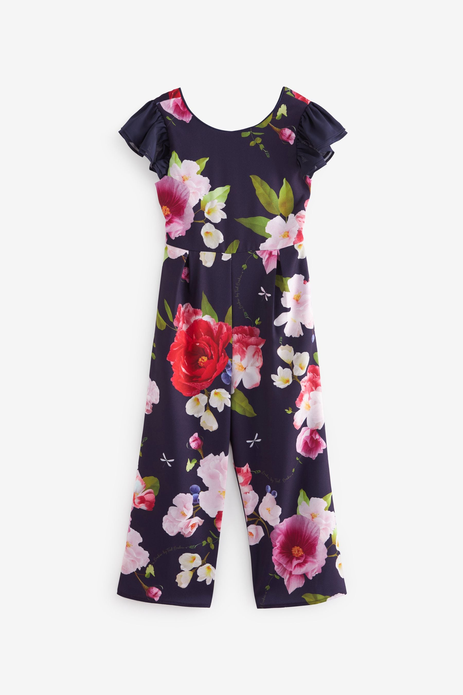 Navy Baker by Ted Baker Floral Jumpsuit