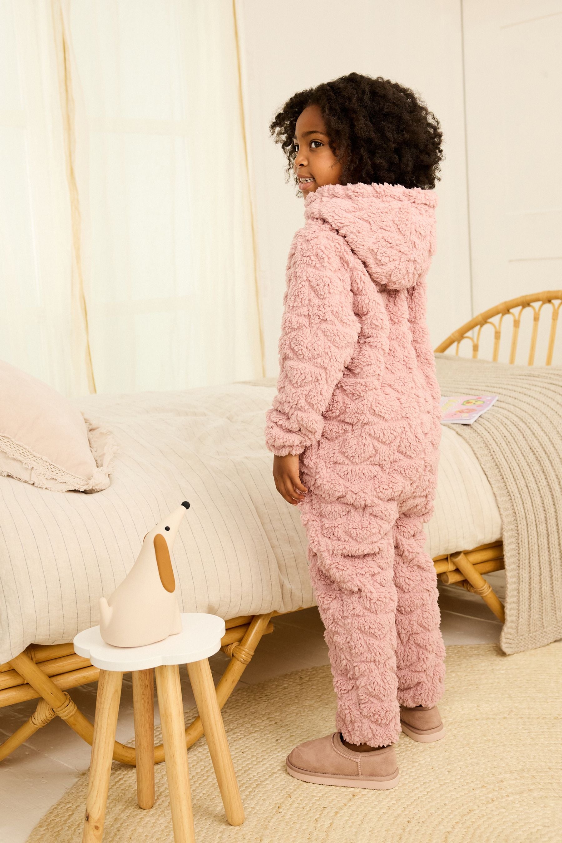 Pink Star Fleece All-In-One (1.5-16yrs)