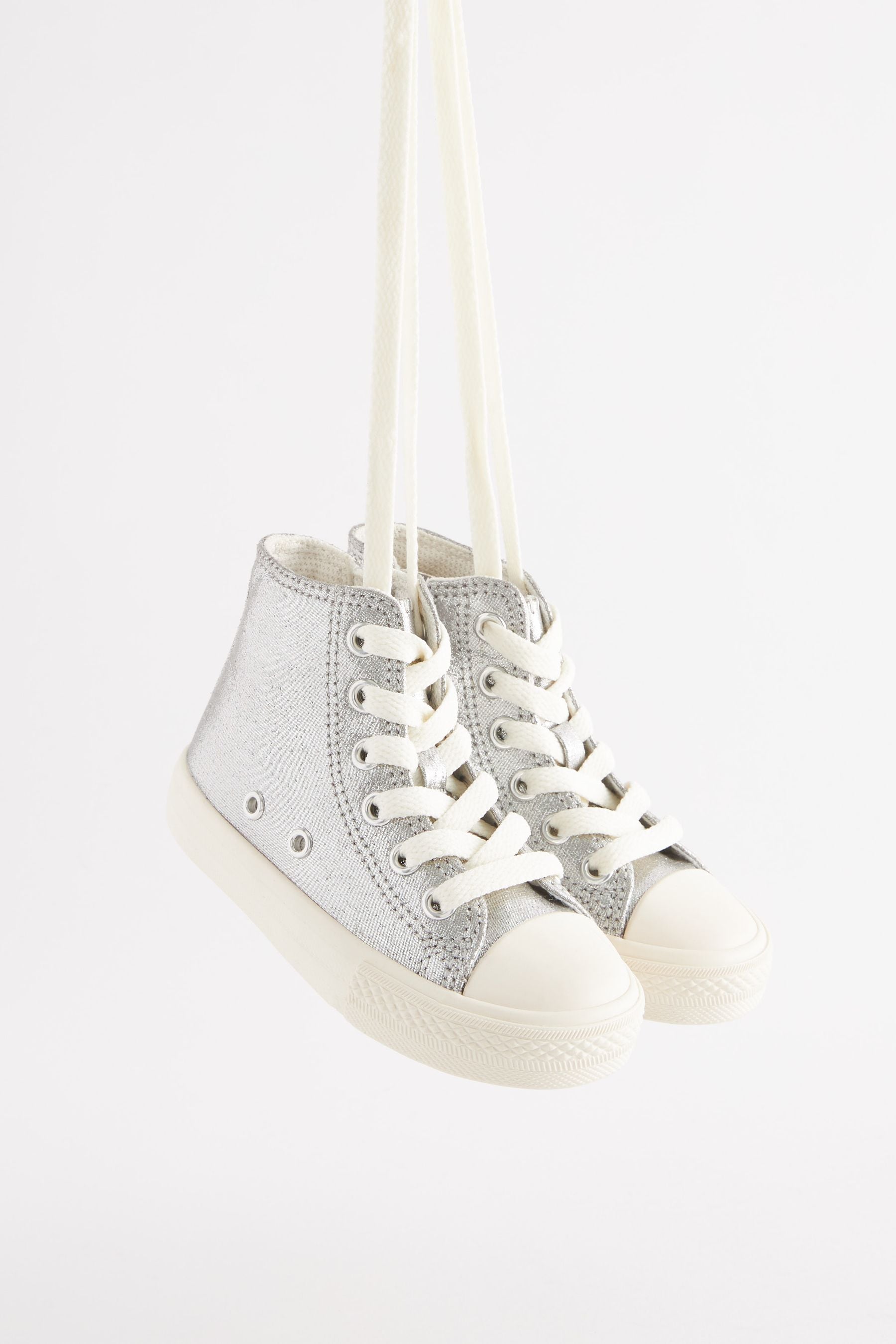 Silver Standard Fit (F) High Top Trainers