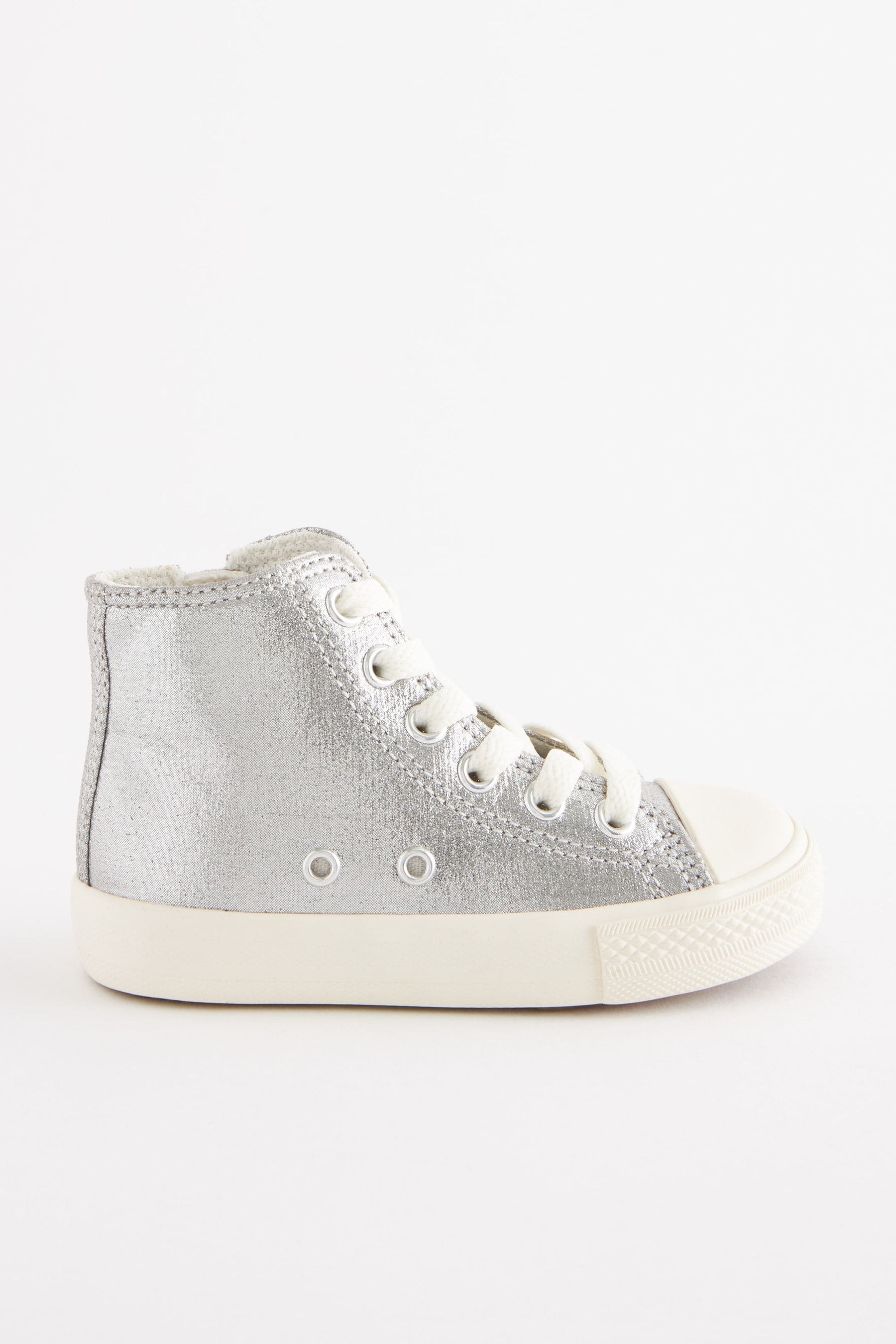 Silver Standard Fit (F) High Top Trainers