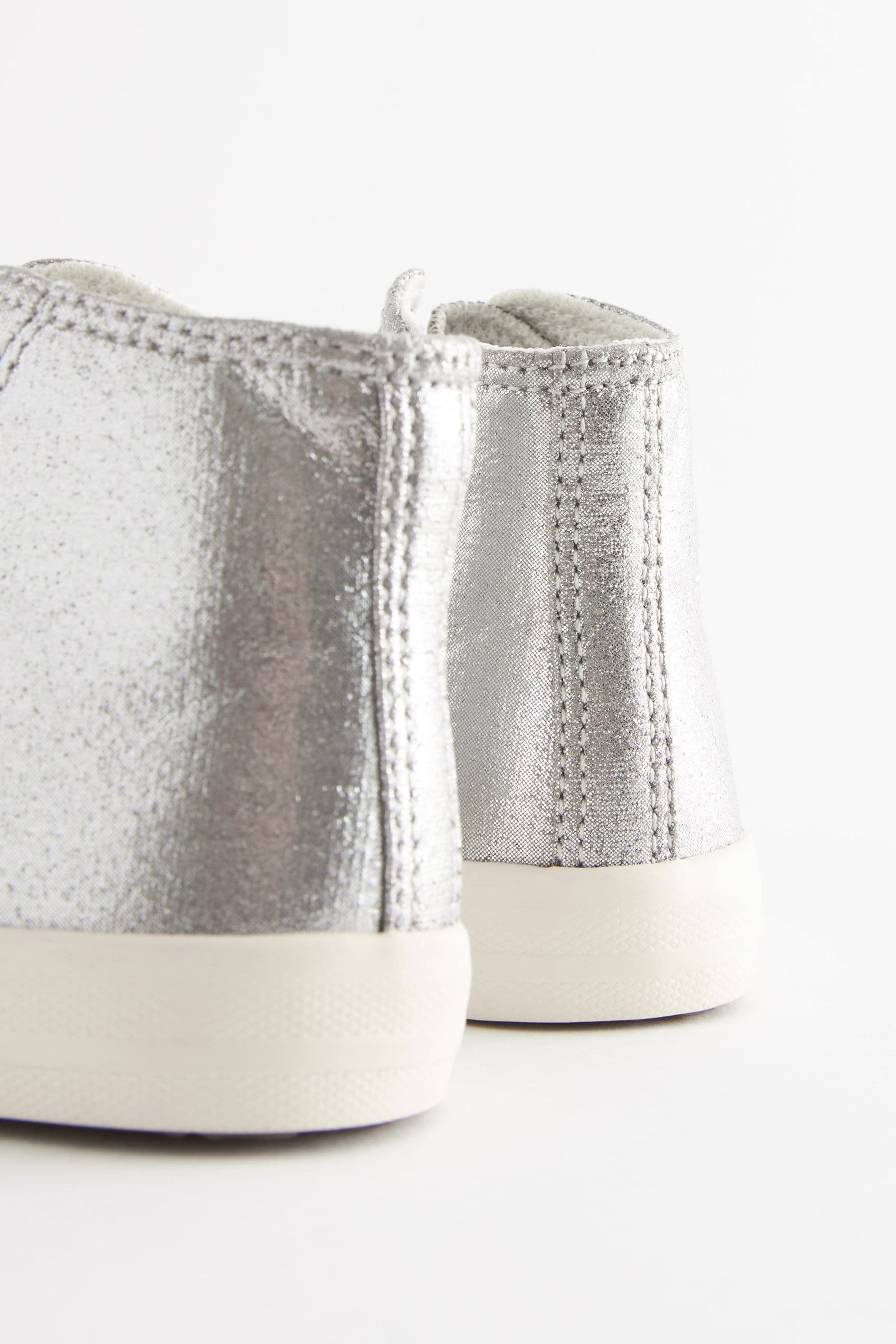 Silver Standard Fit (F) High Top Trainers