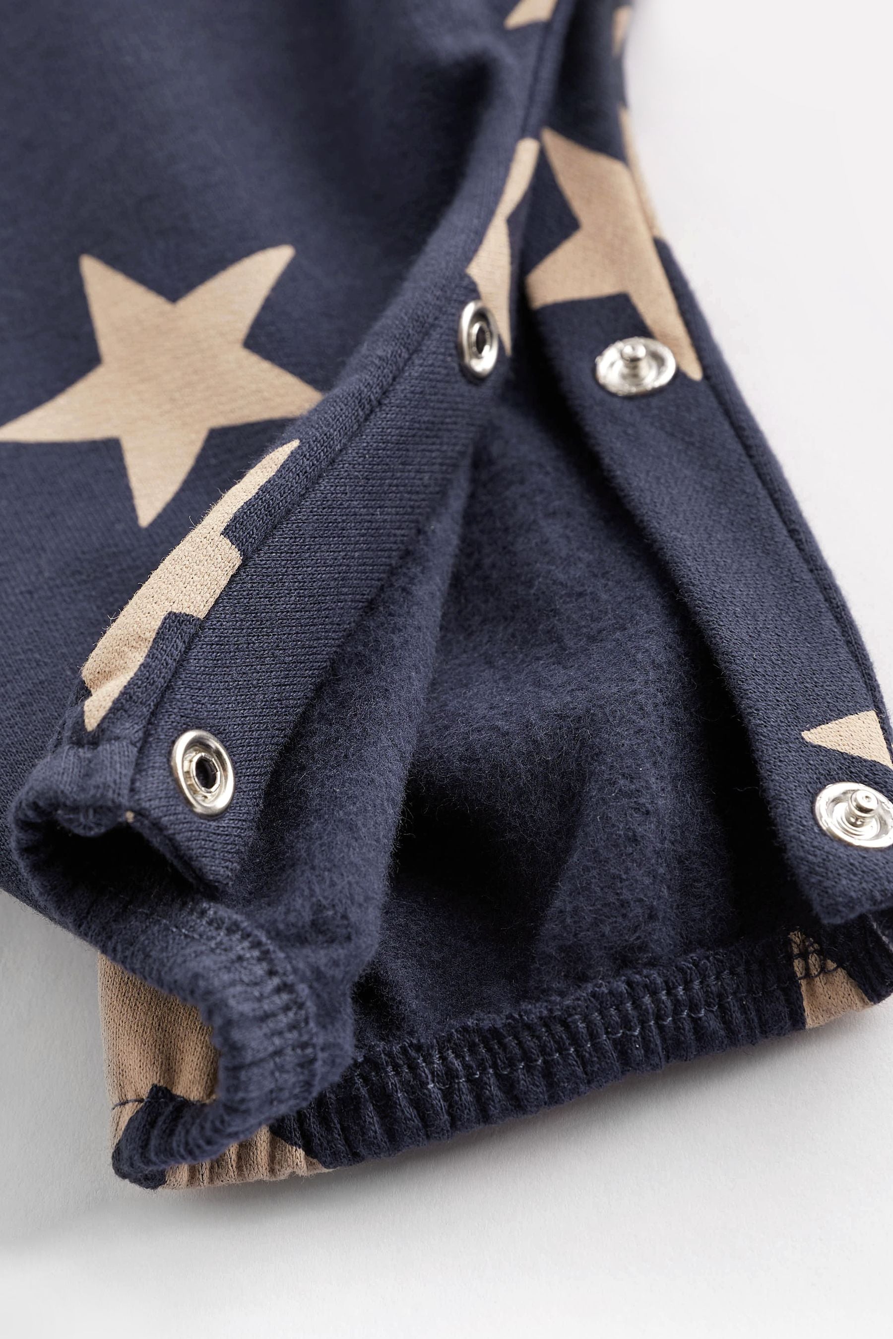 Navy Blue Star Jersey Baby Dungarees And Bodysuit (0mths-2yrs)