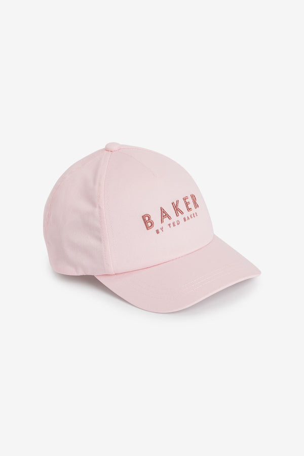 Baker by Ted Baker Girls Pink Twill Baseball Cap