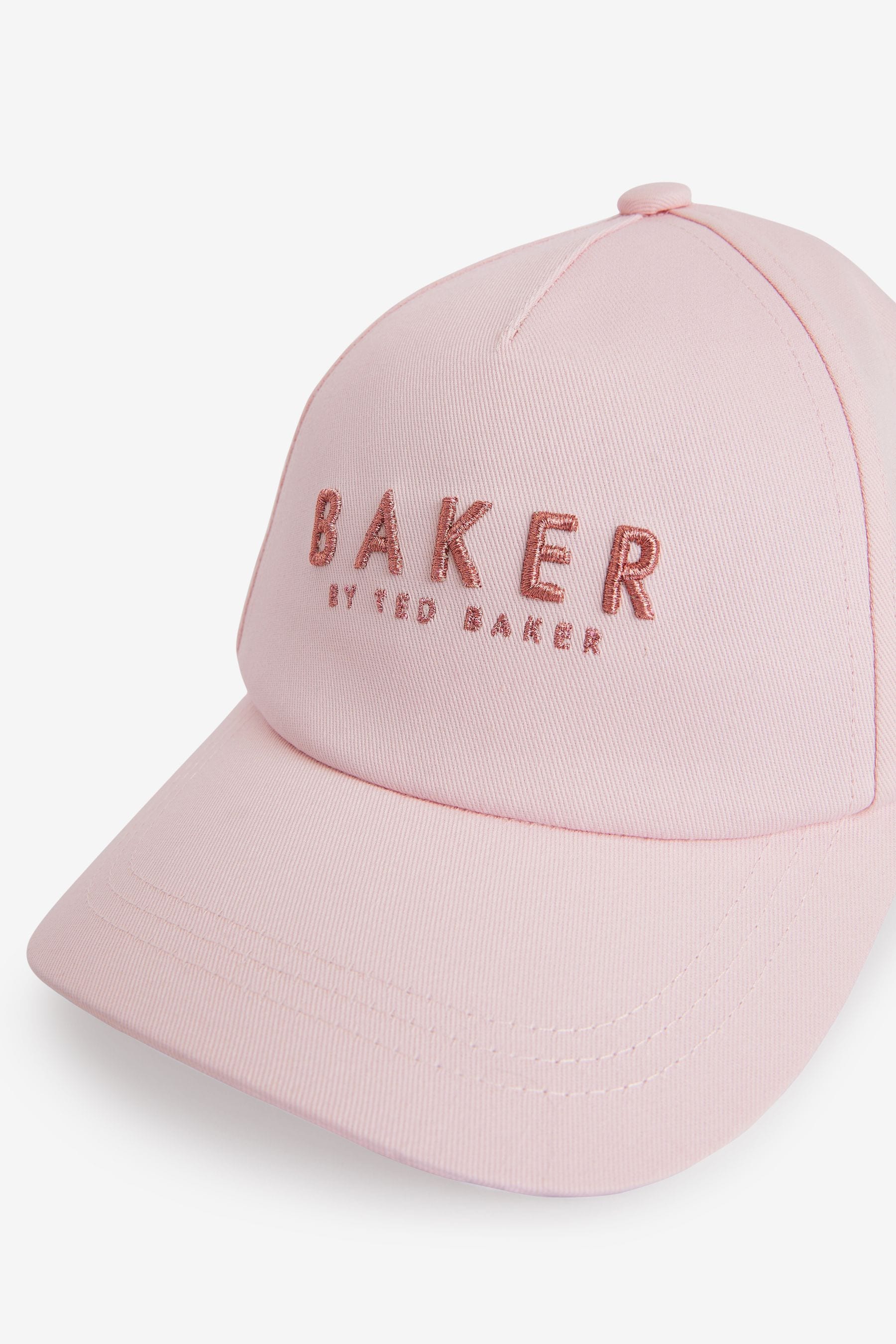 Baker by Ted Baker Girls Pink Twill Baseball Cap