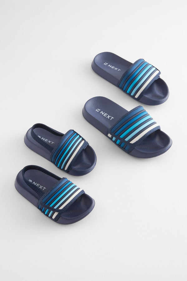 Blue Touch Fastening Stripe Sliders