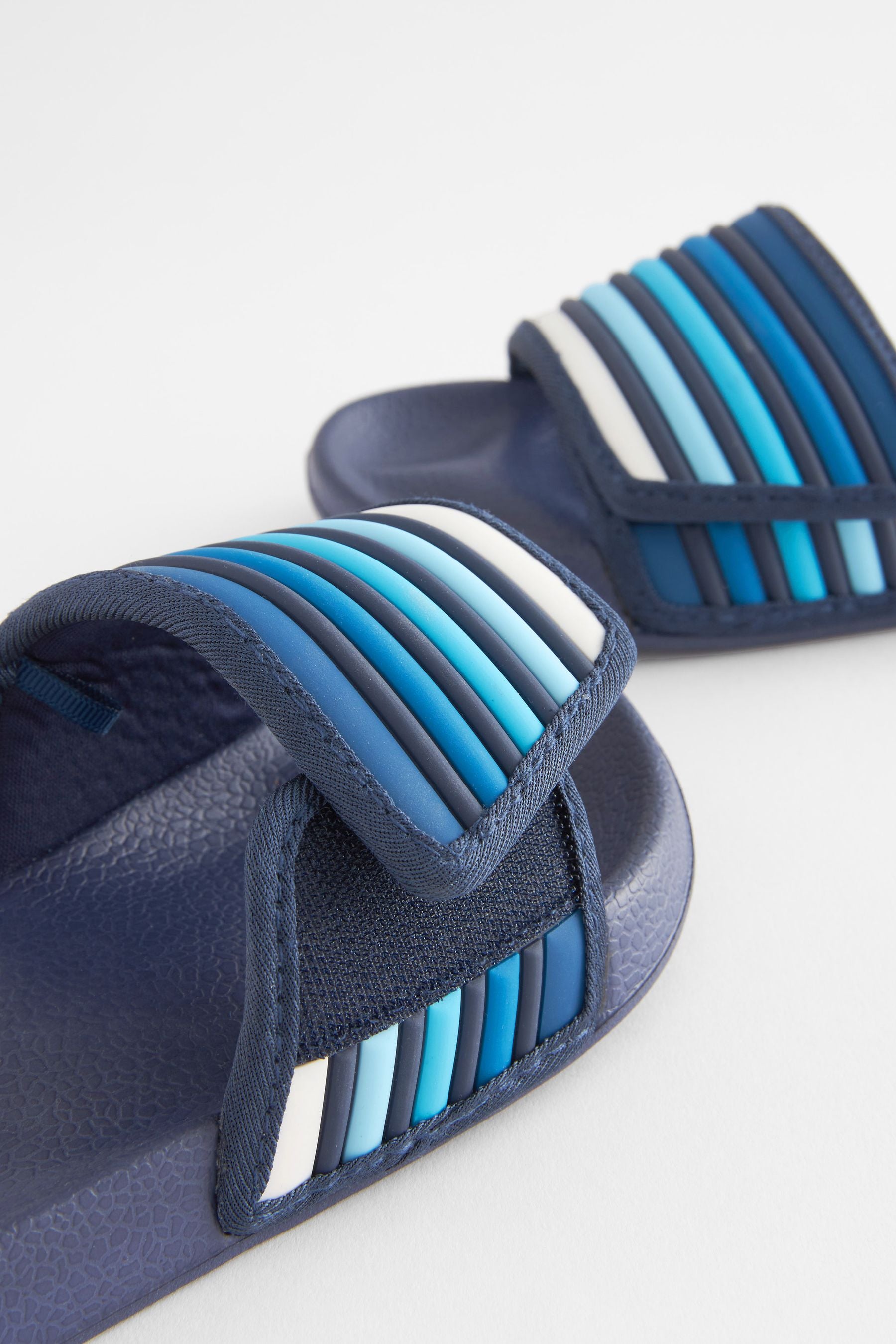 Blue Touch Fastening Stripe Sliders