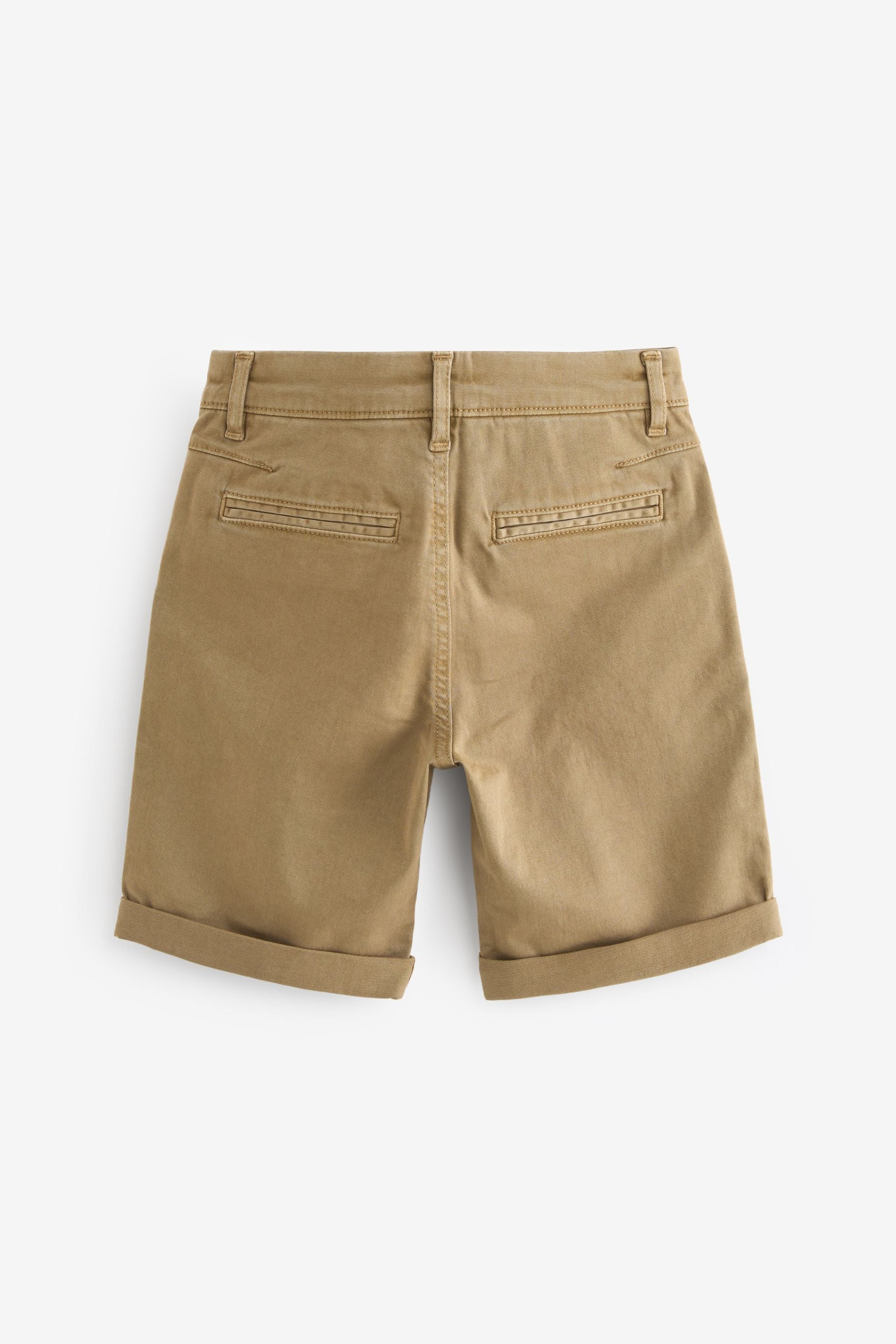 Tan Brown Washed Chinos Shorts (12mths-16yrs)