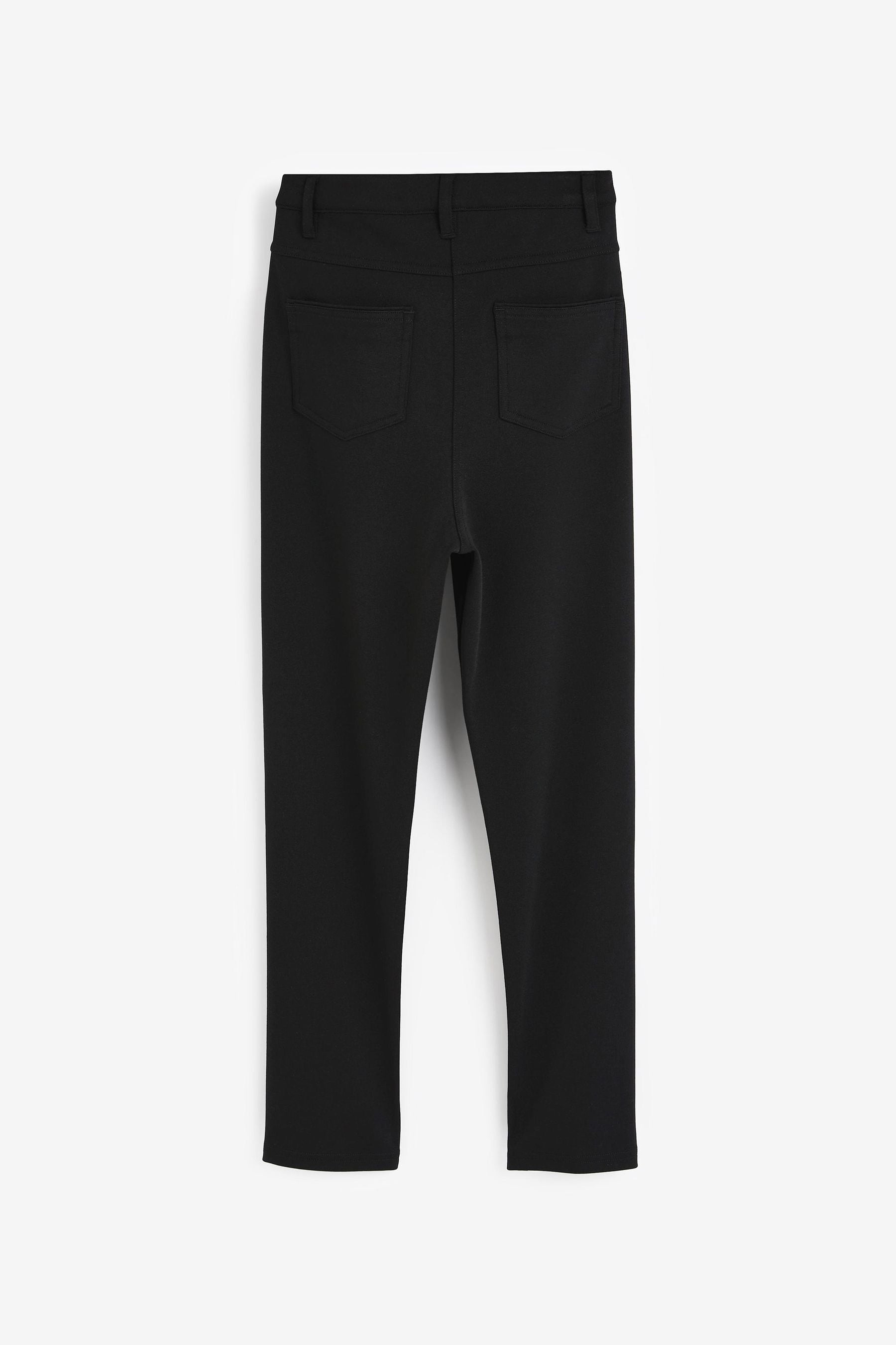 Black Senior High Waist Stretch School Trousers (9-18yrs)