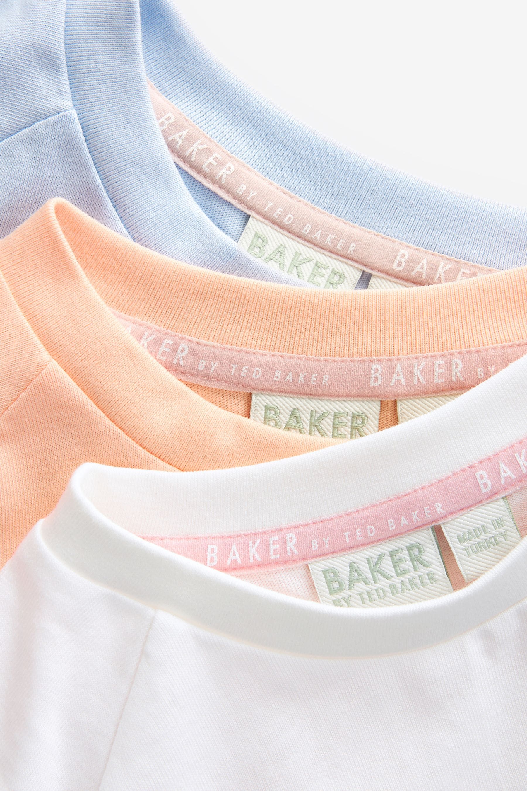 Baker by Ted Baker Multi Graphic Boxy Crop T-Shirts 3 Pack