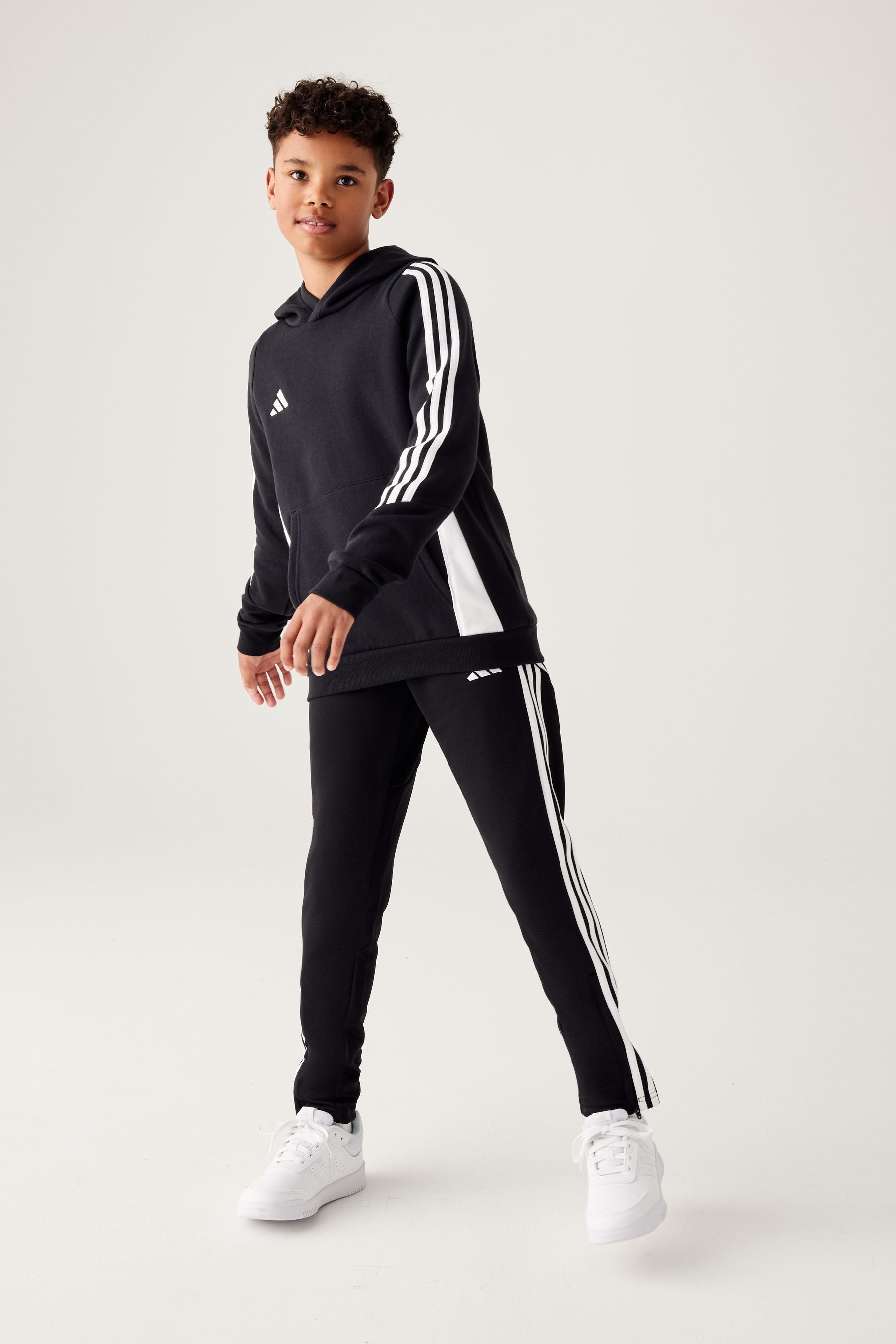 adidas Black/White Tiro 24 Sweat Hoodie