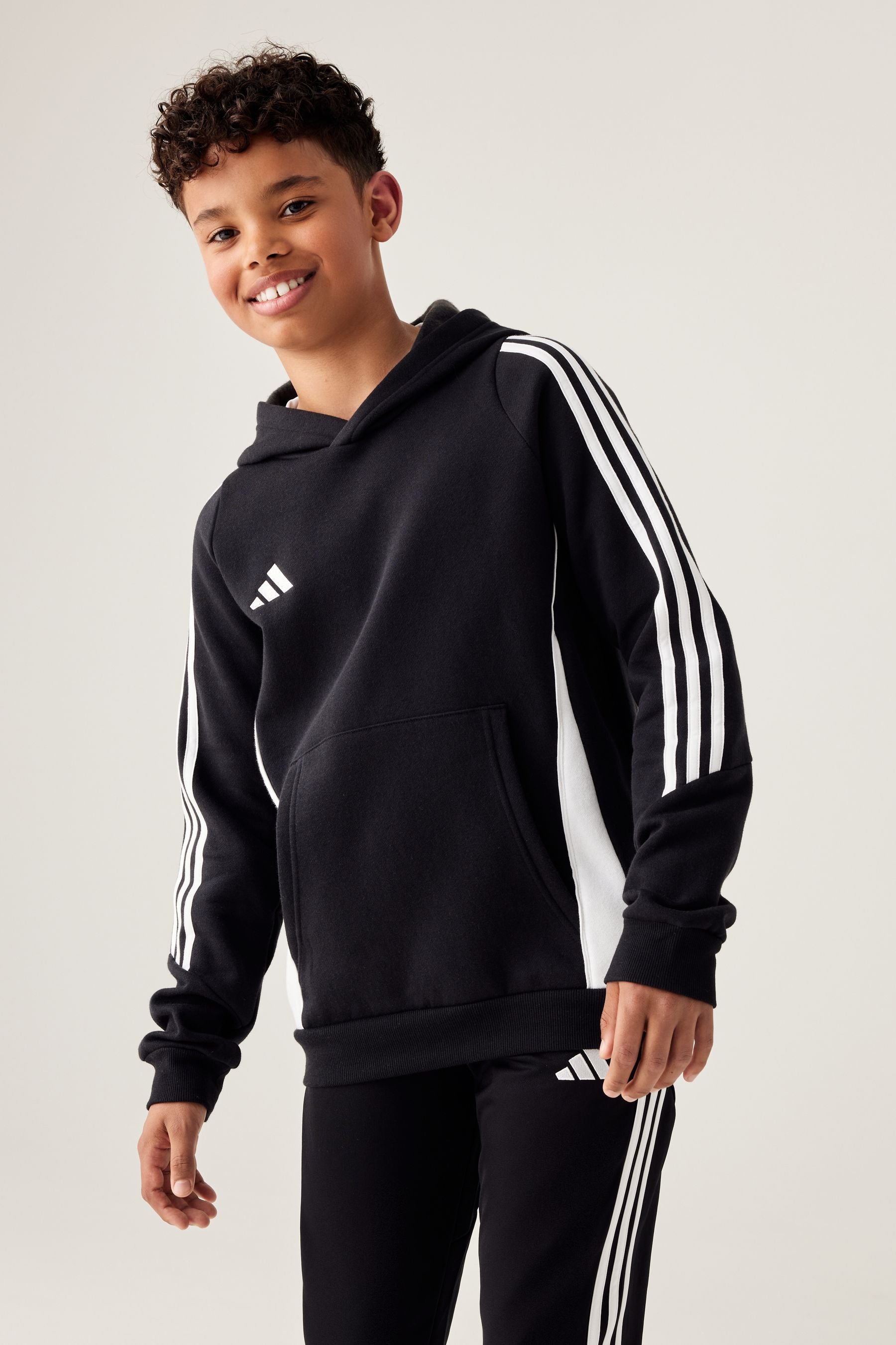 adidas Black/White Tiro 24 Sweat Hoodie