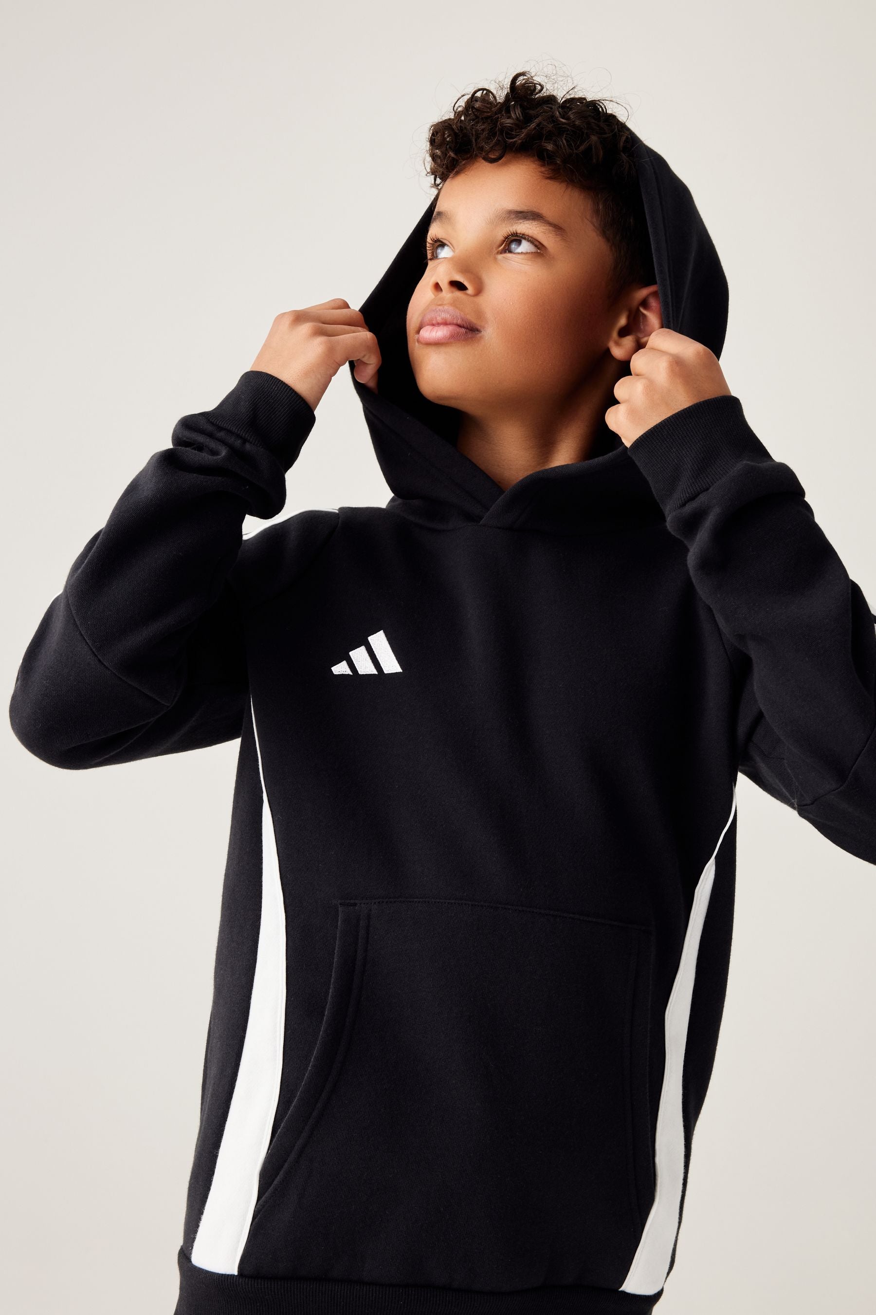 adidas Black/White Tiro 24 Sweat Hoodie