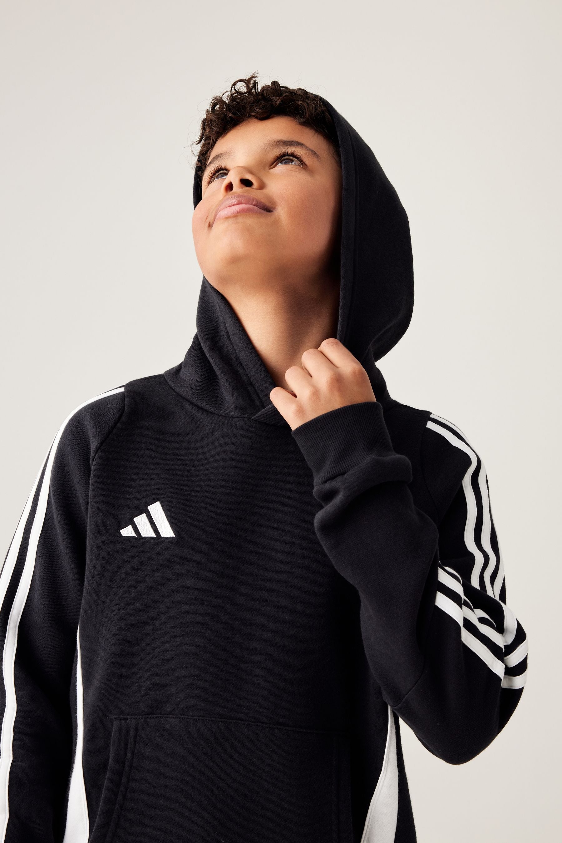 adidas Black/White Tiro 24 Sweat Hoodie