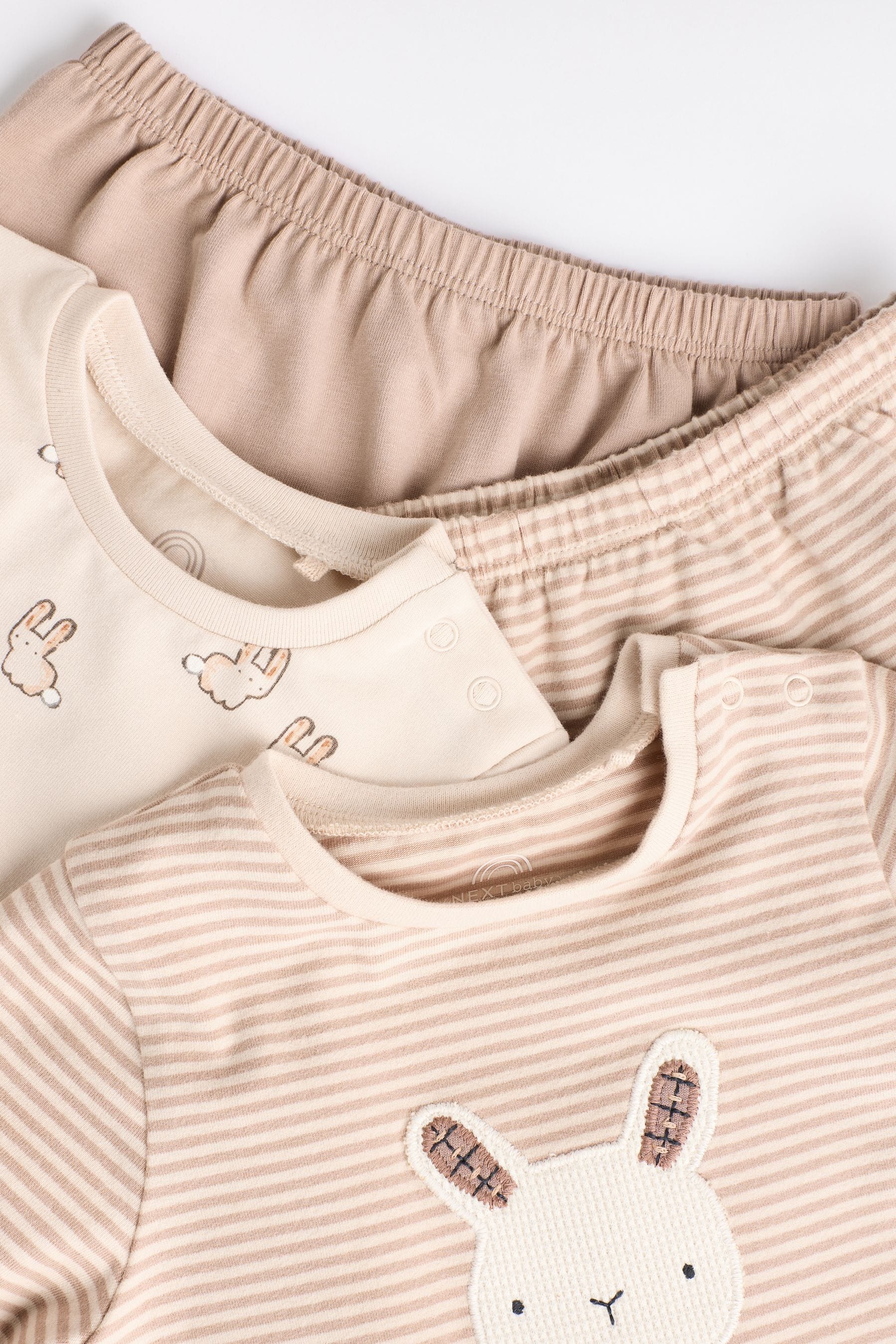 Neutral Baby Tops and Leggings 4 Piece Set (0mths-2yrs)