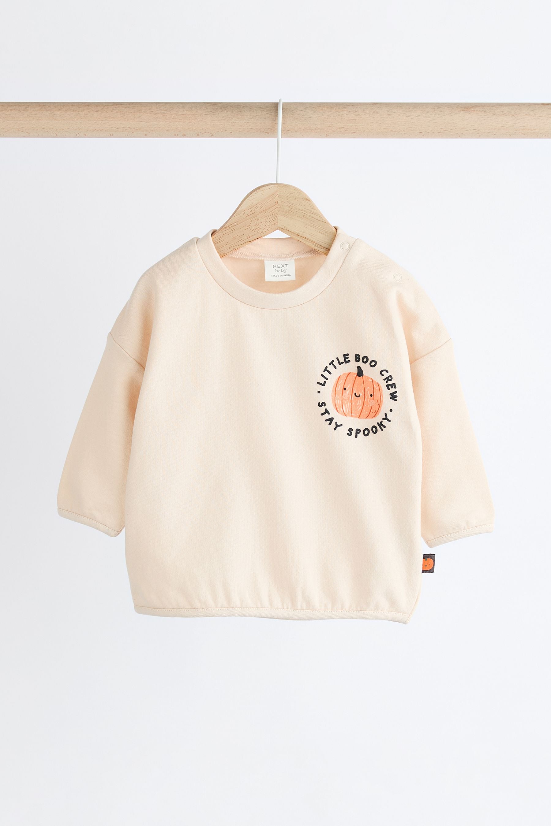 Neutral Pumpkin Cosy Baby Sweat Top and Leggings Set (0mths-2yrs)