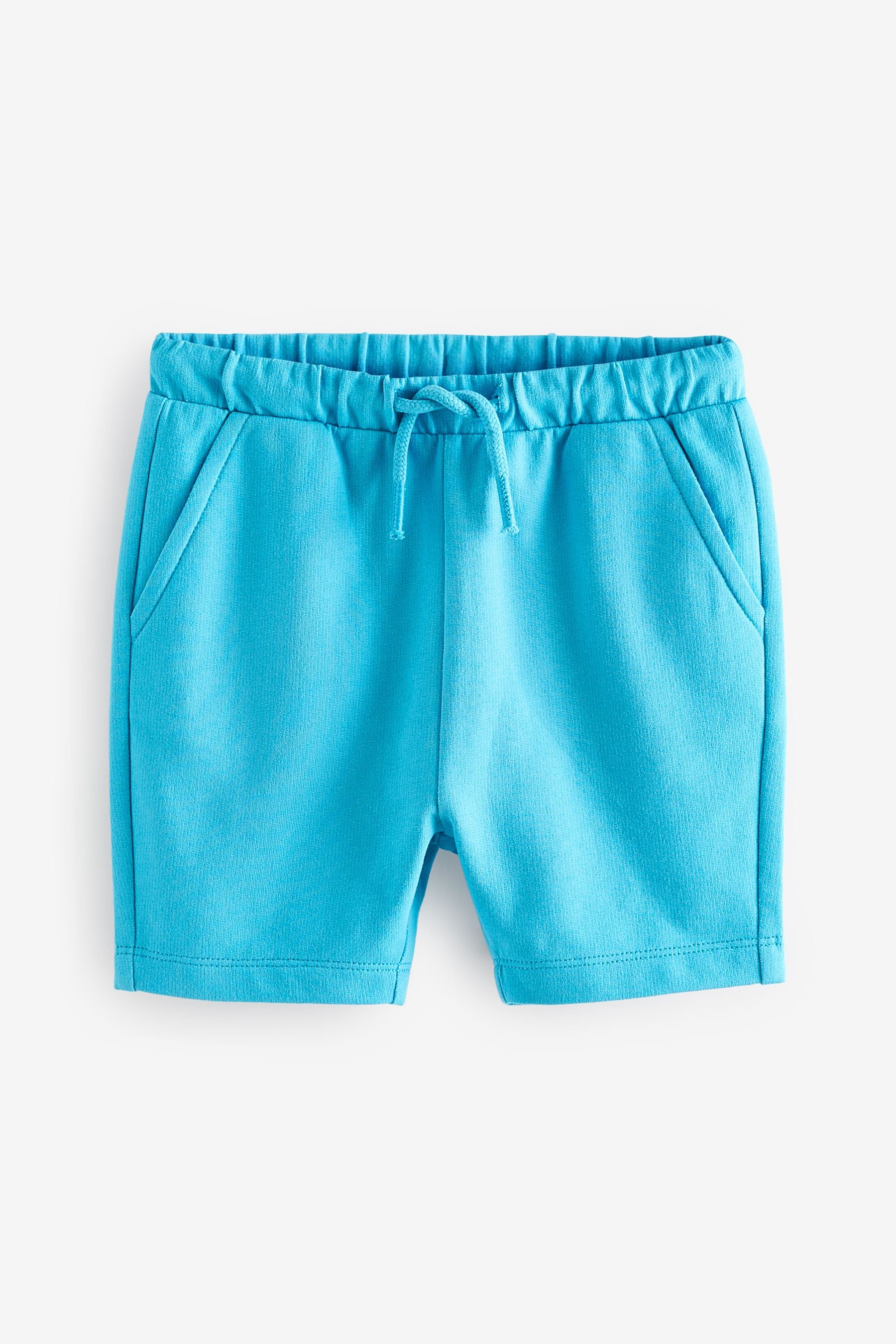 Teal Blue 100% Cotton Jersey Shorts (3mths-7yrs)