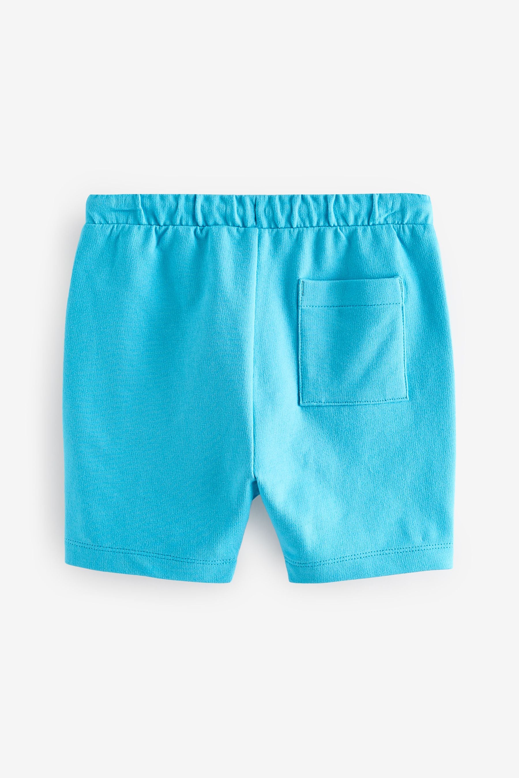 Teal Blue 100% Cotton Jersey Shorts (3mths-7yrs)