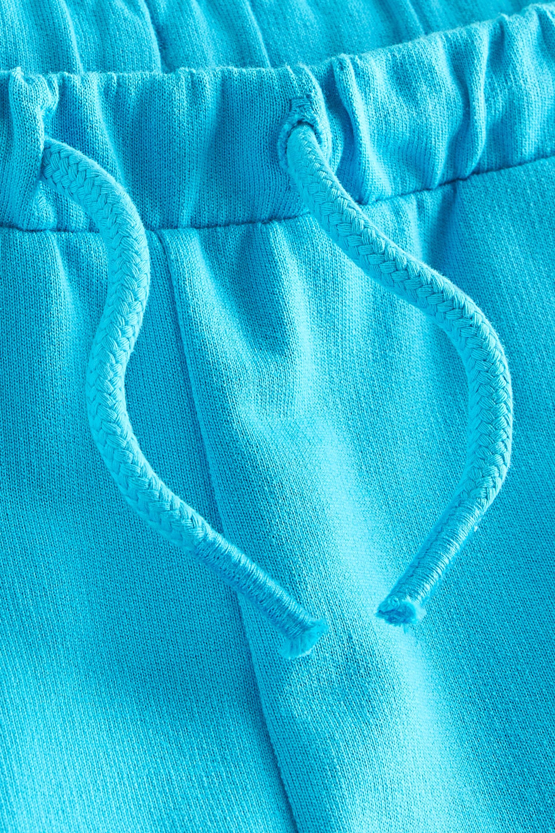 Teal Blue 100% Cotton Jersey Shorts (3mths-7yrs)