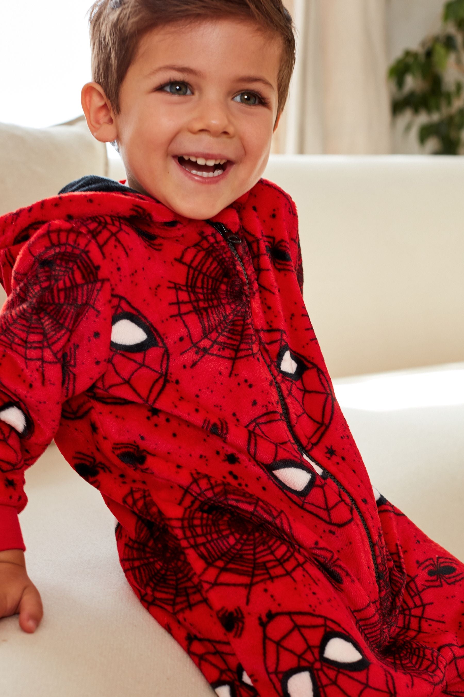 Spider-Man Red All-In-One (9mths-10yrs)