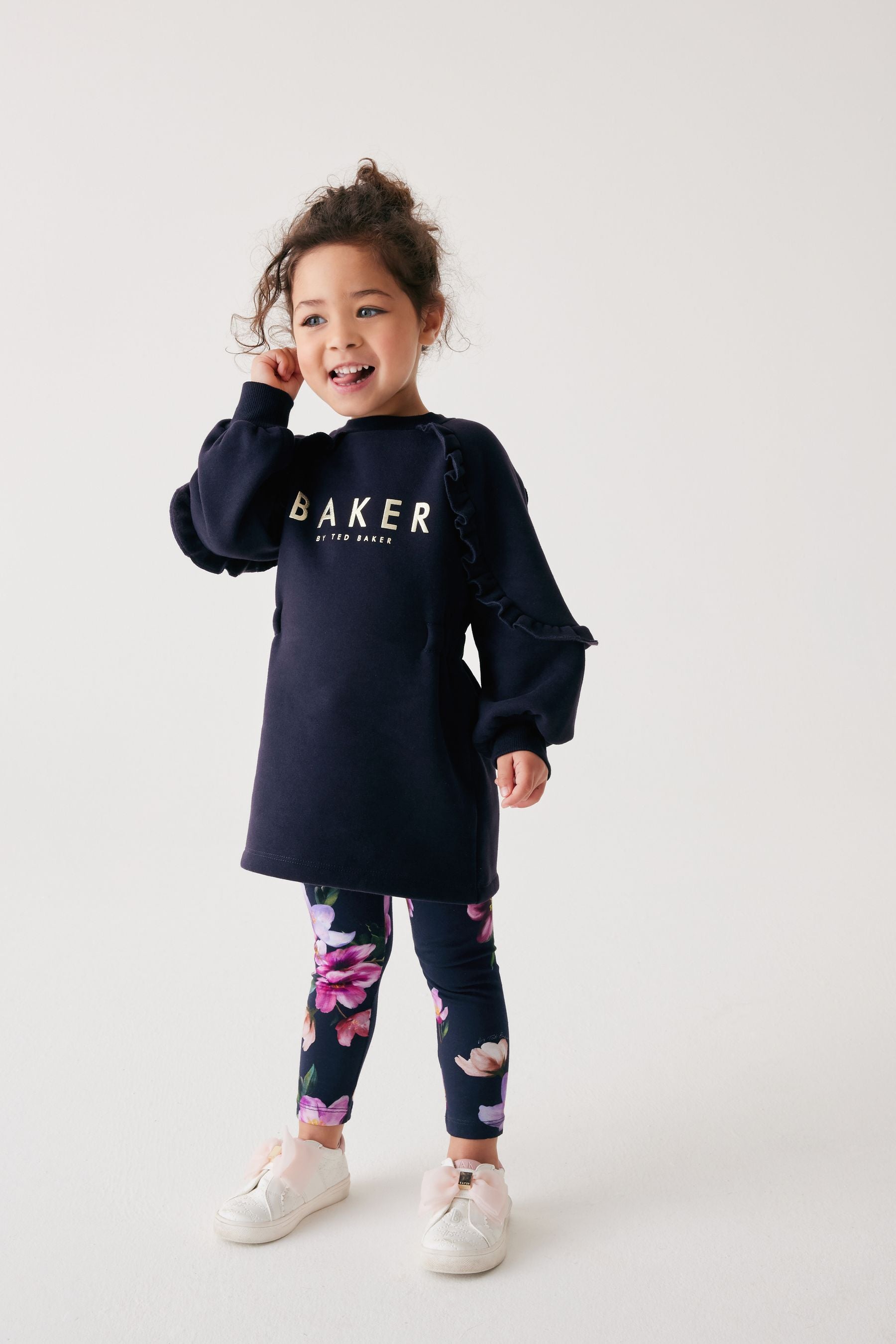 Baker by Ted Baker Floral Legging and Longline Sweater Set