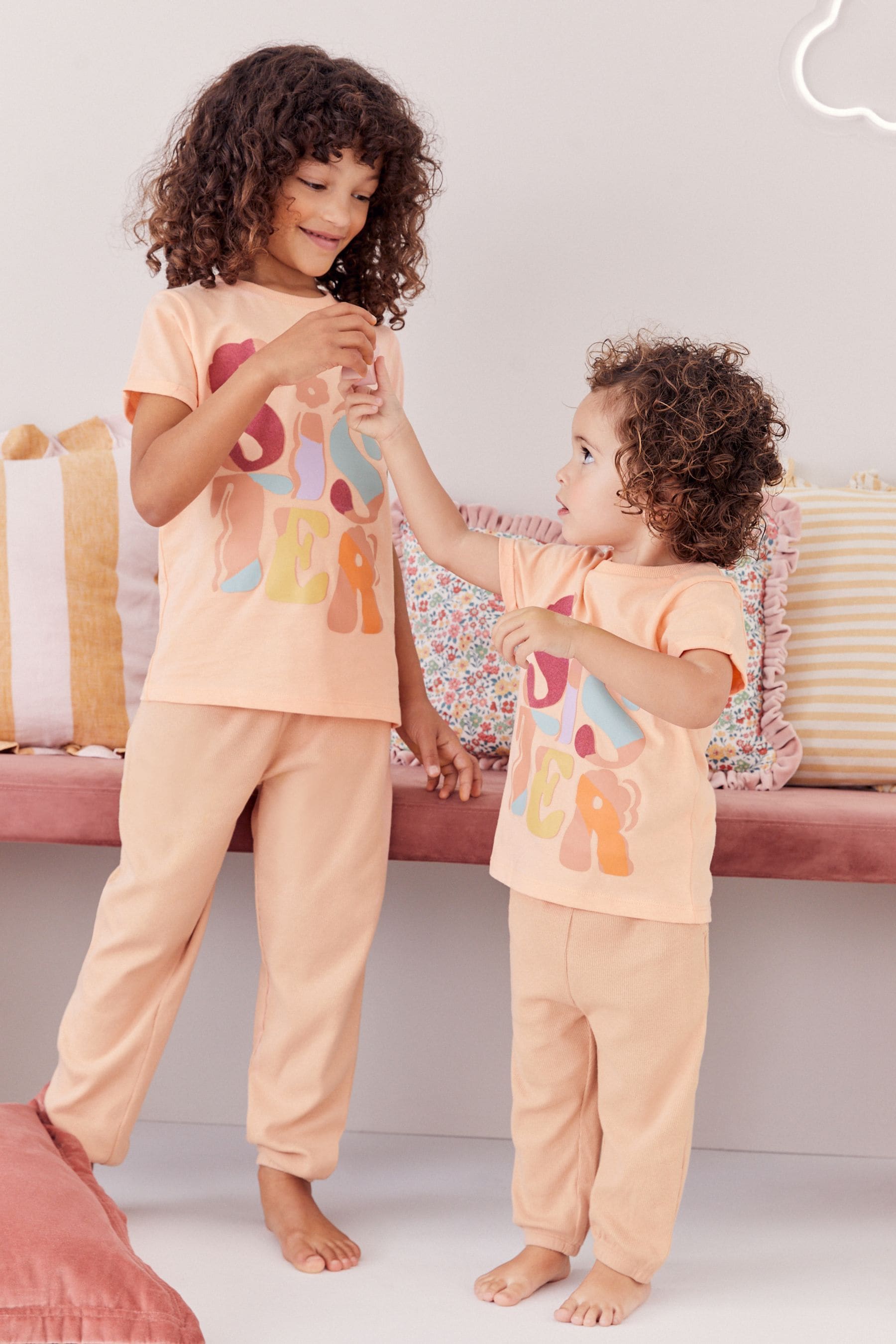 Orange Sister Jogger Pyjamas (9mths-16yrs)