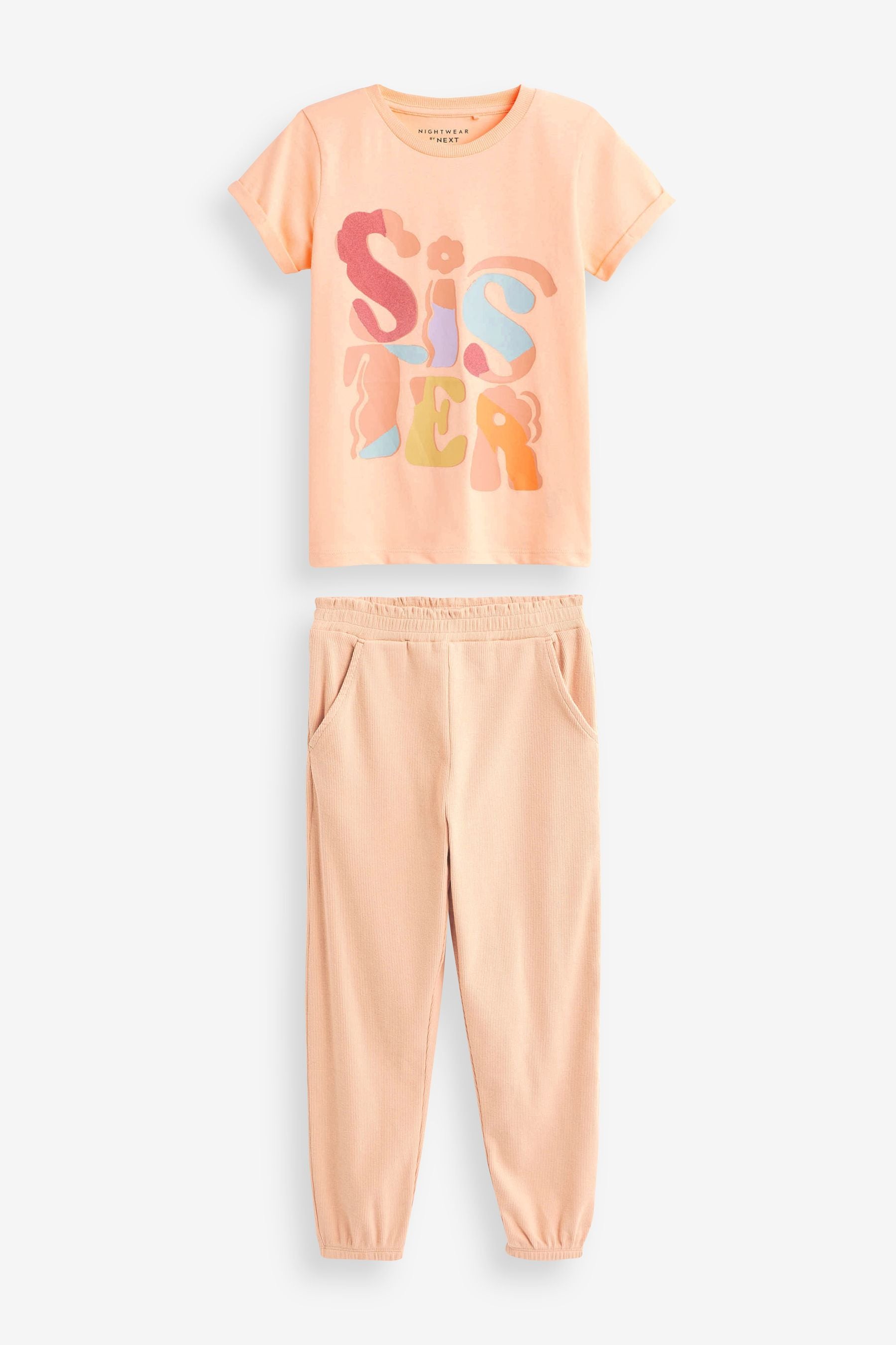 Orange Sister Jogger Pyjamas (9mths-16yrs)