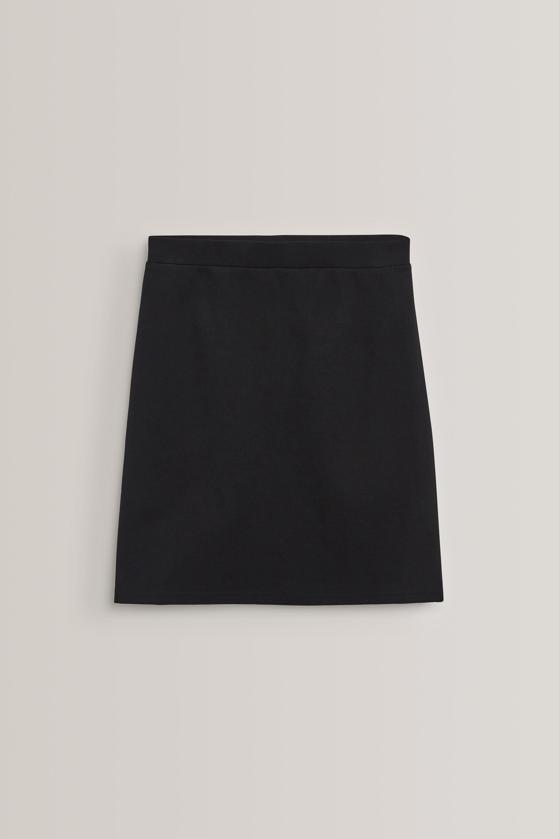 Black Senior Jersey Stretch Pull-On School Pencil Skirt (9-18yrs)