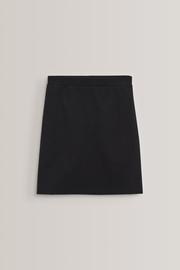 Black Senior Jersey Stretch Pull-On School Pencil Skirt (9-18yrs)