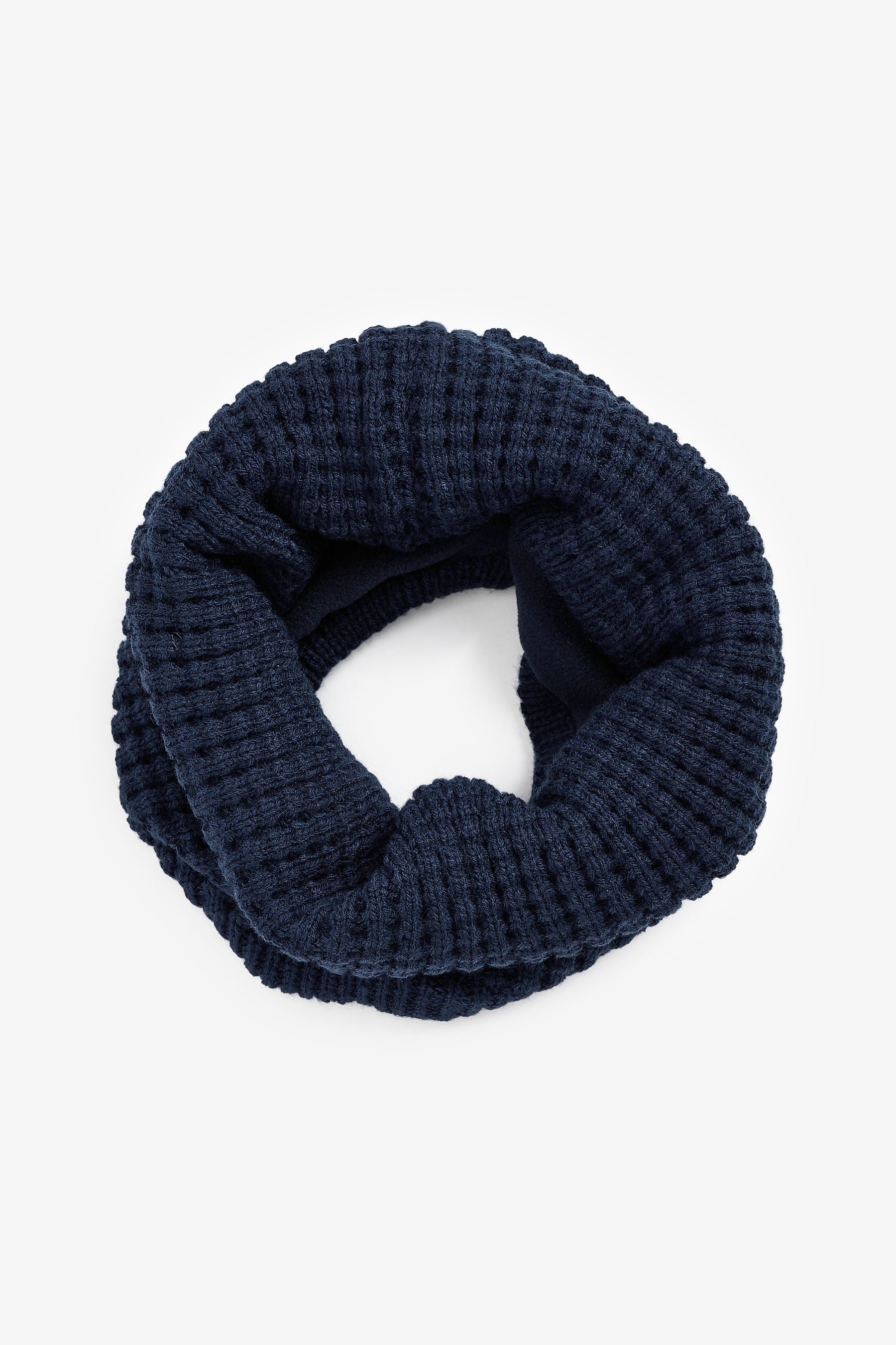 Navy Blue Knitted Snood (3-16yrs)