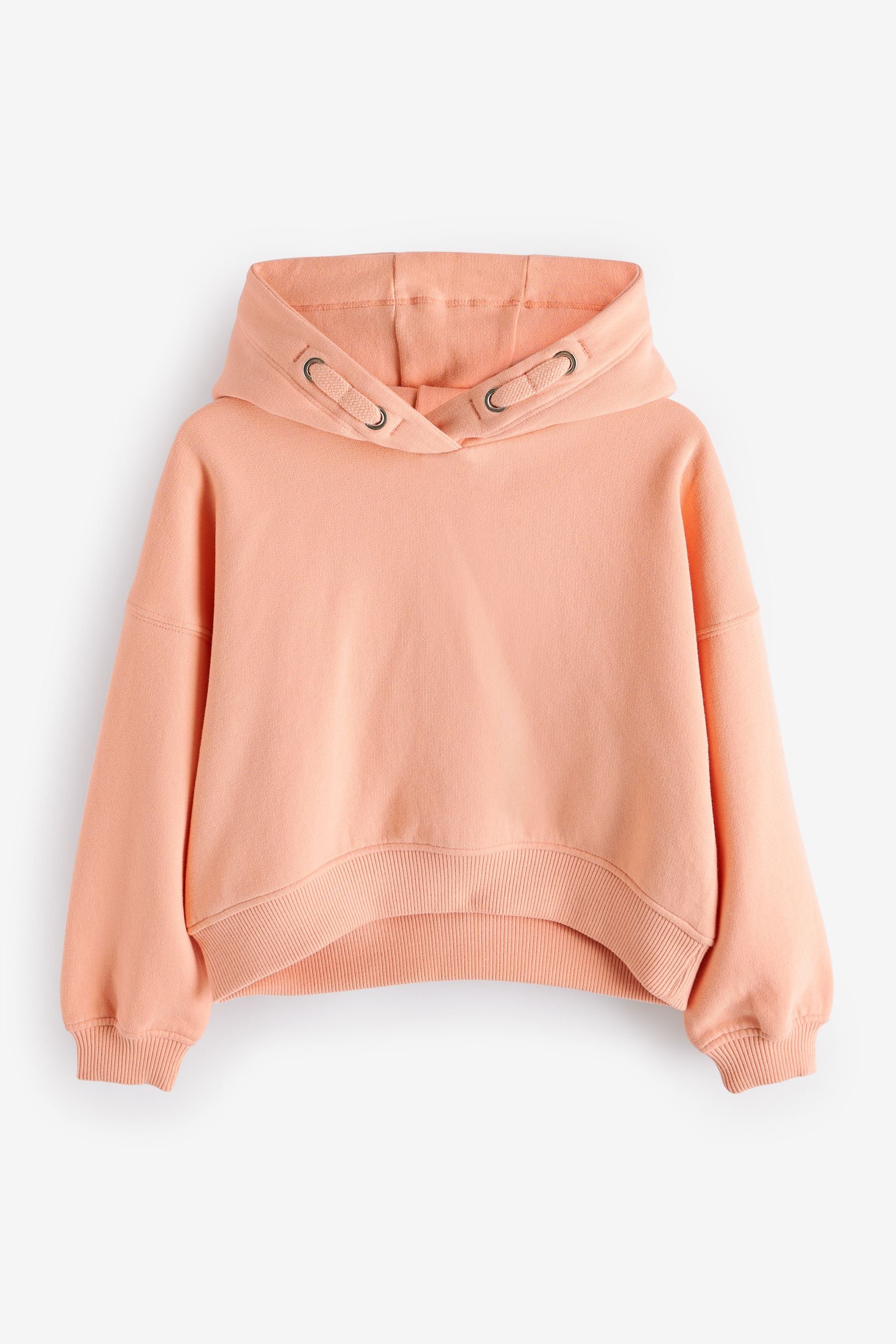 Orange Apricot Cropped Hoodie (3-16yrs)