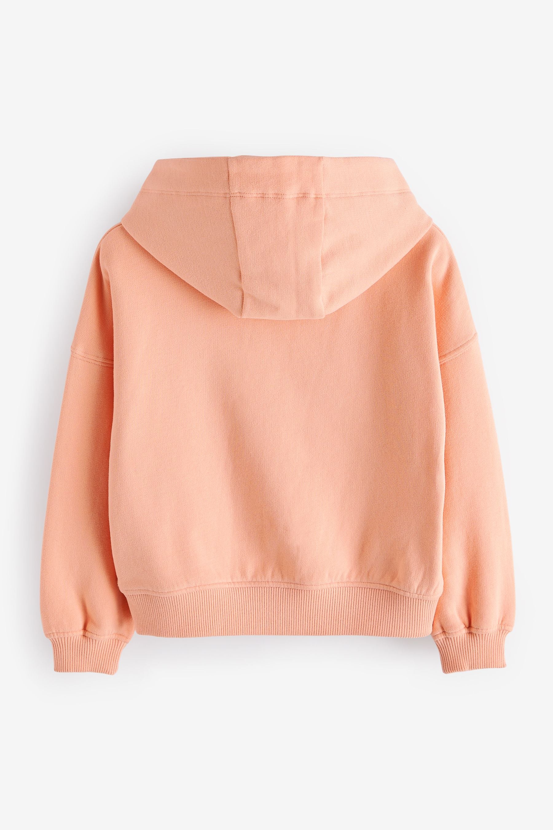 Orange Apricot Cropped Hoodie (3-16yrs)