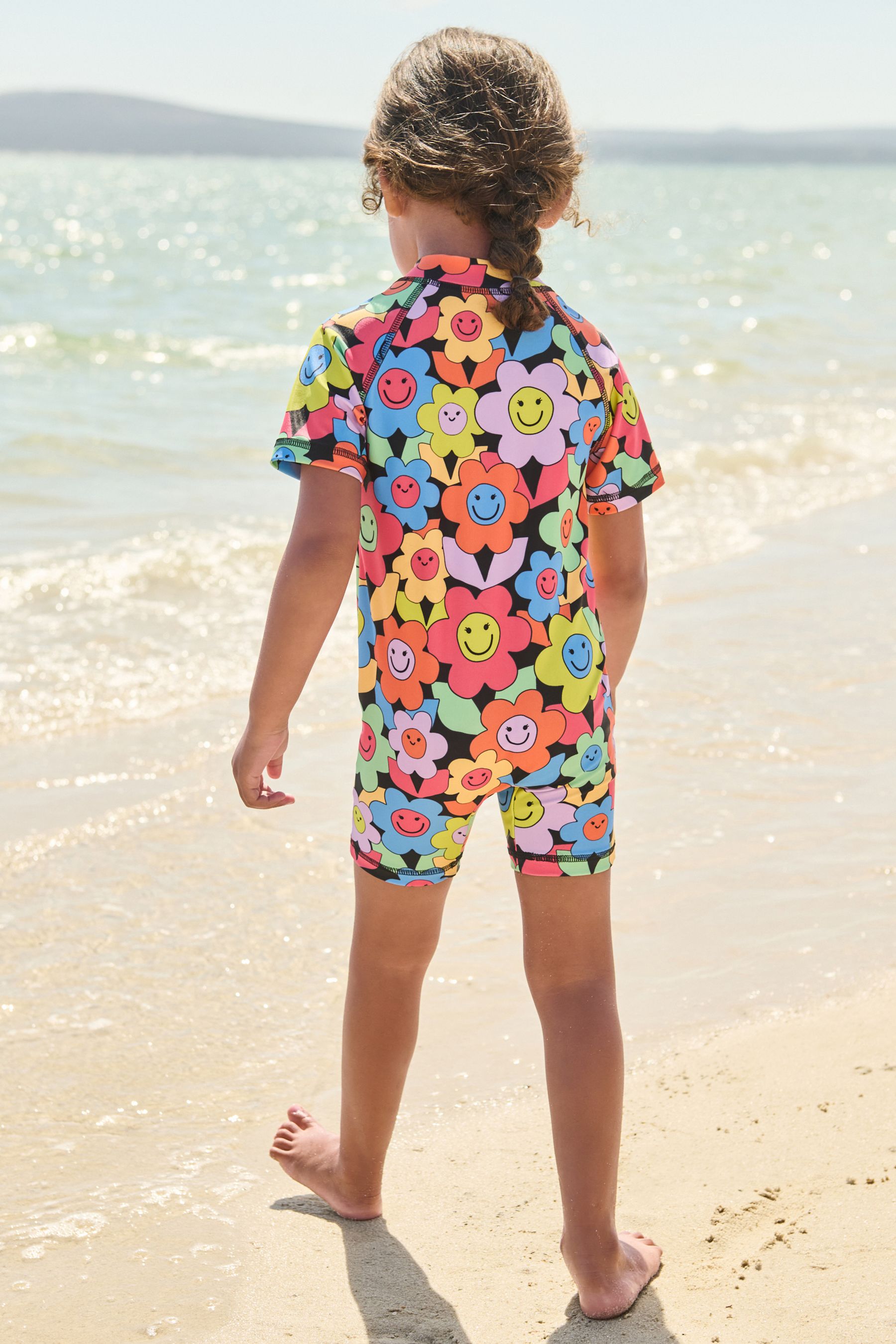 Multi Bright Floral Sunsafe Swimsuit (3mths-7yrs)