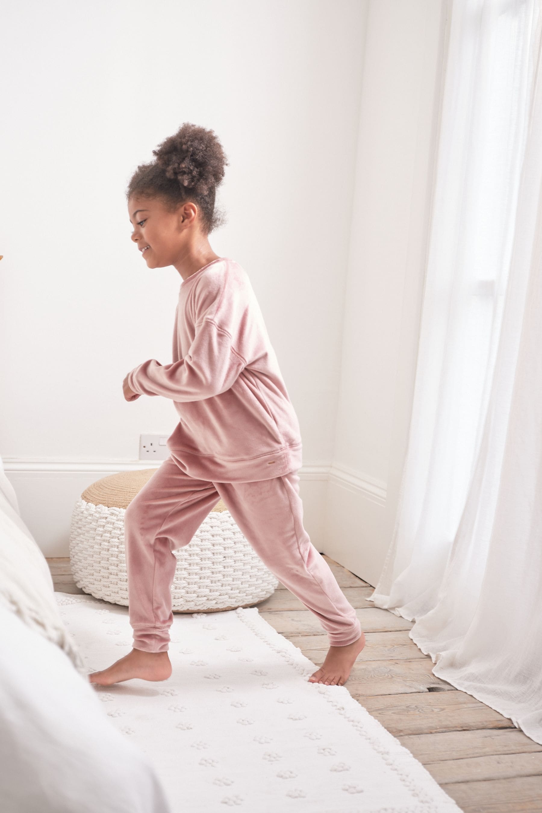 Pink Velour Lounge Set (3-16yrs)