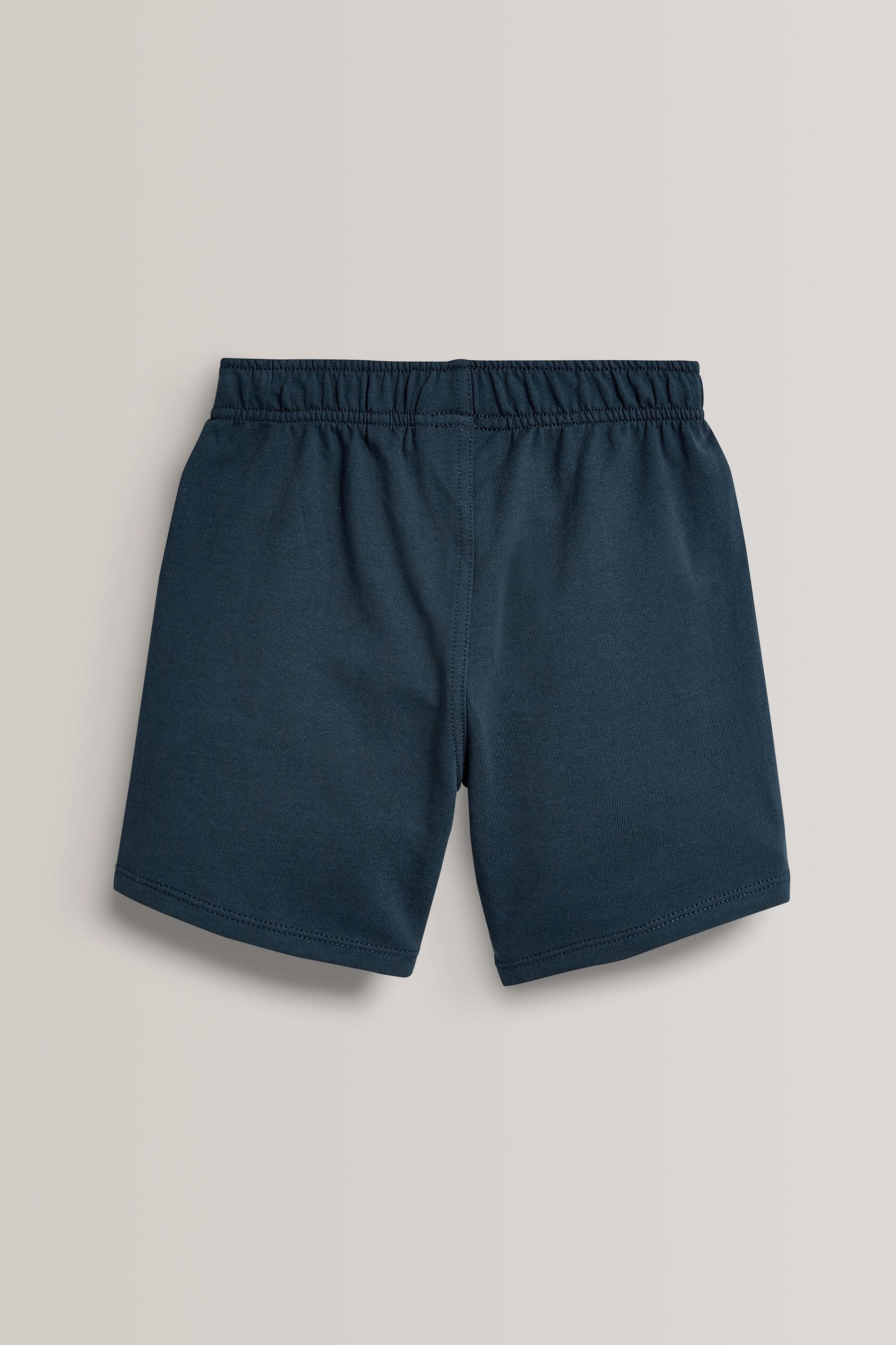 Navy Blue 100% Cotton Jersey School Shorts (3-16yrs)