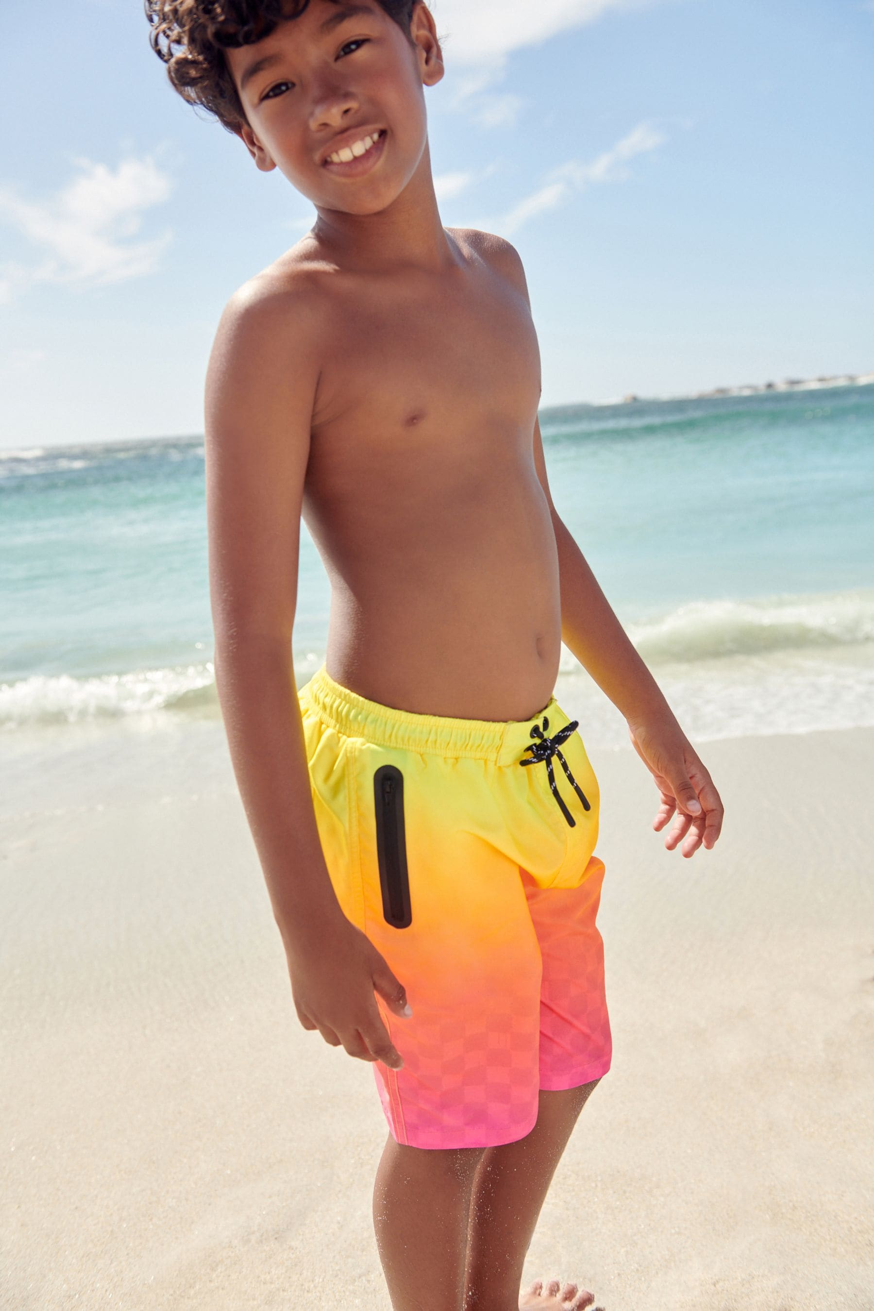 Yellow Board Swim Shorts (3-16yrs)